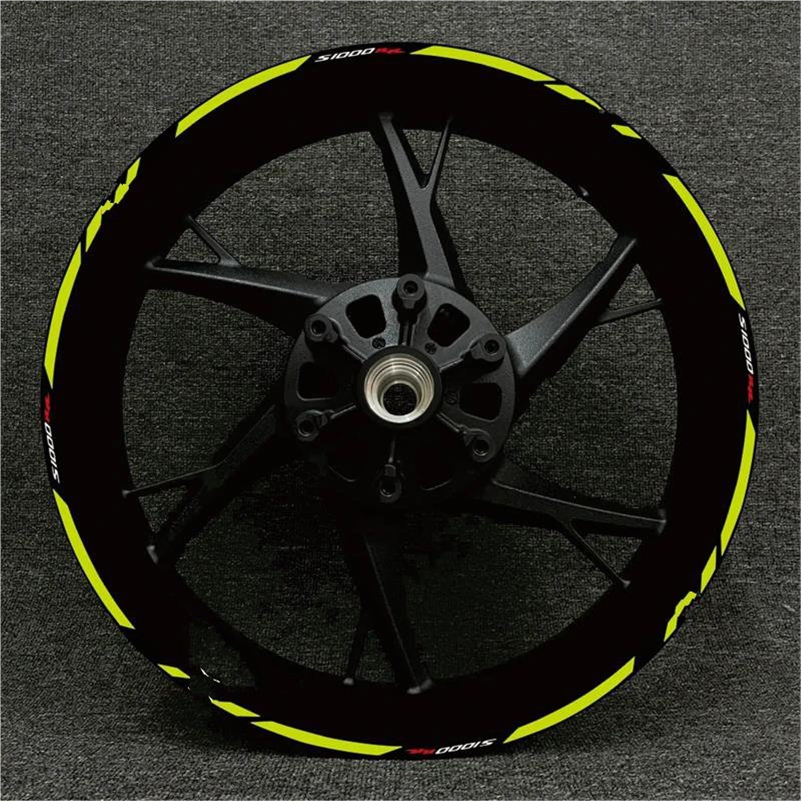 Motorcycle Racing Equipment Wheel Tire Rim Decoration Adhesive Reflective Decal Sticker for BMW S1000XR S1000R 1000RR Decorative(Color7)
