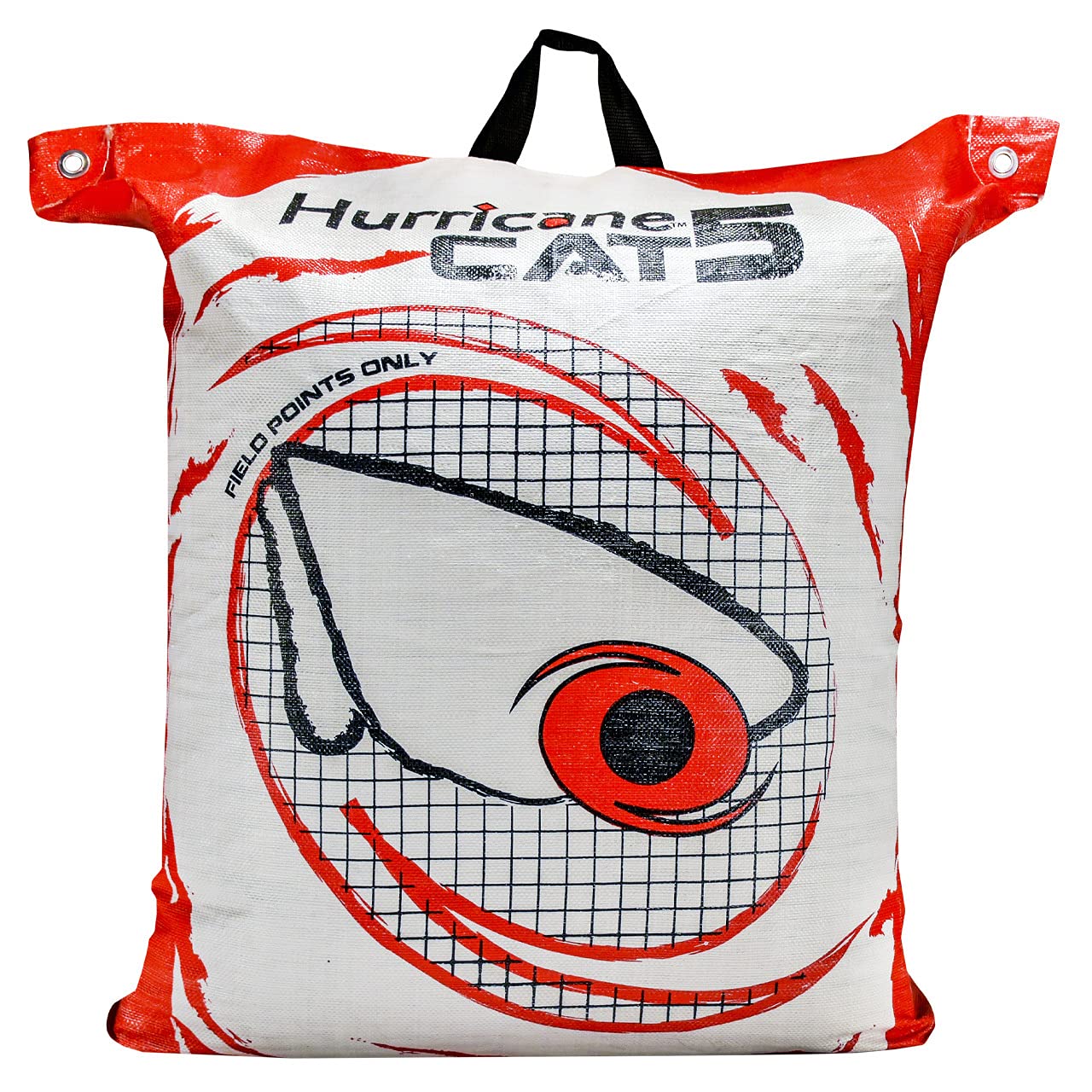 Field Logic Hurricane Category 5 High Energy Bag Target, White and red