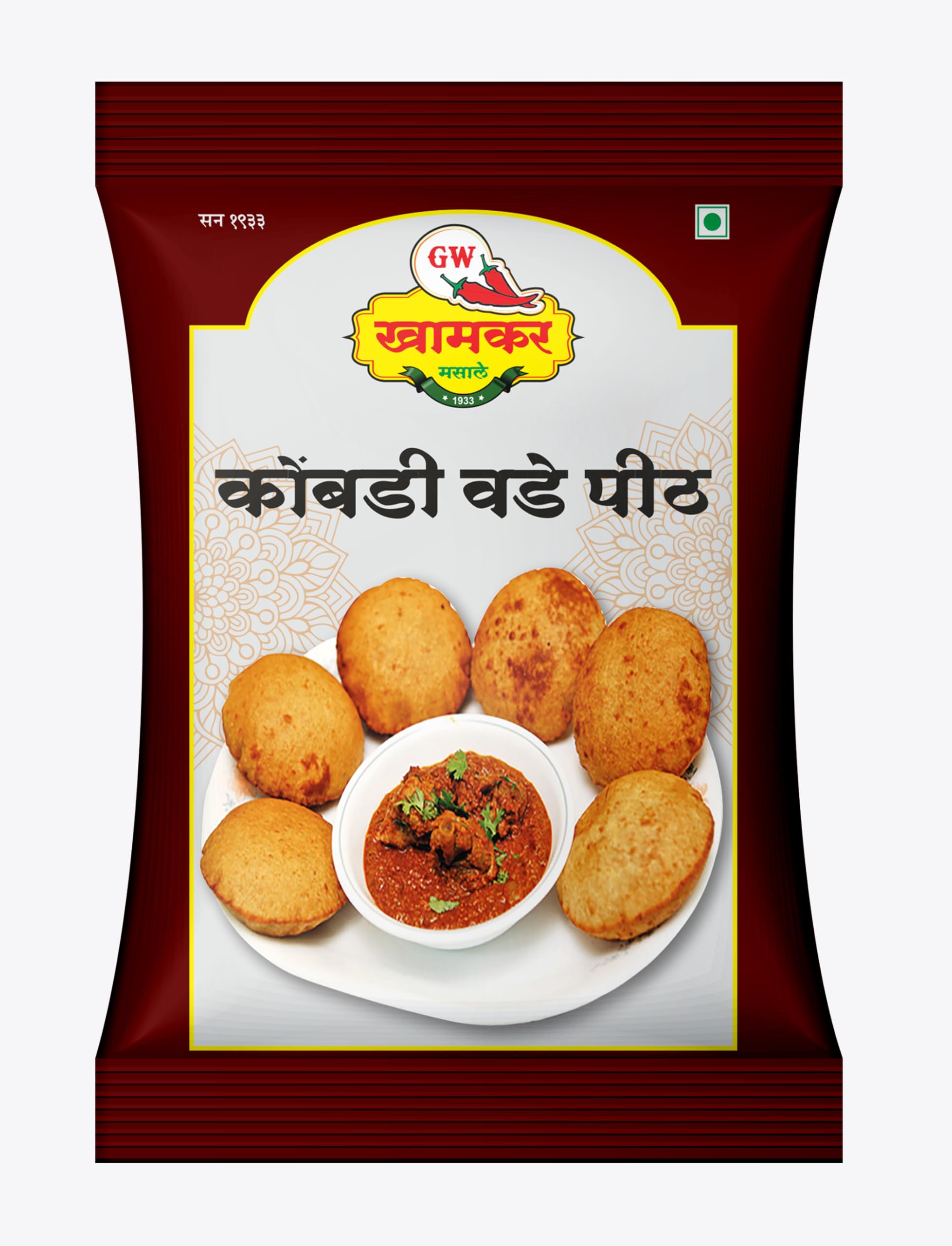 GW Khamkar Malvani Vade Pith | Authentic Spiced Flour Mix for Malvani Cuisine | Traditional Maharashtrian Taste (400 Gm Pack of 2)-image-23