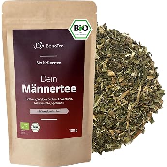 Organic Men's Tea with Fireweed Ashwagandha Dandelion