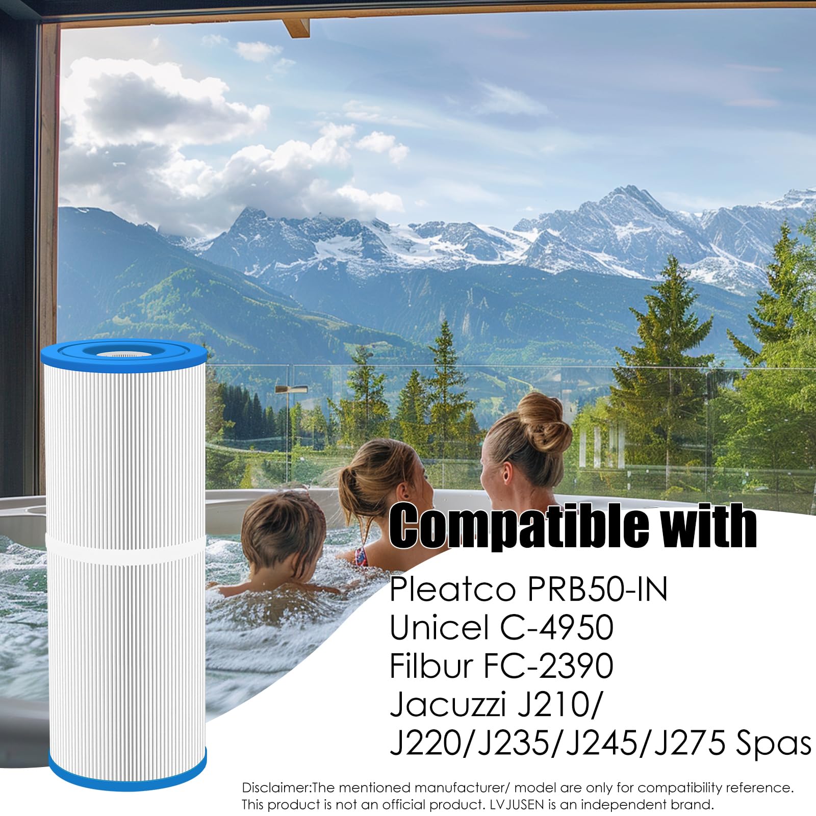 Amazon.com : LVJUSEN Universal PRB50-IN Hot Tub Filter, Fits