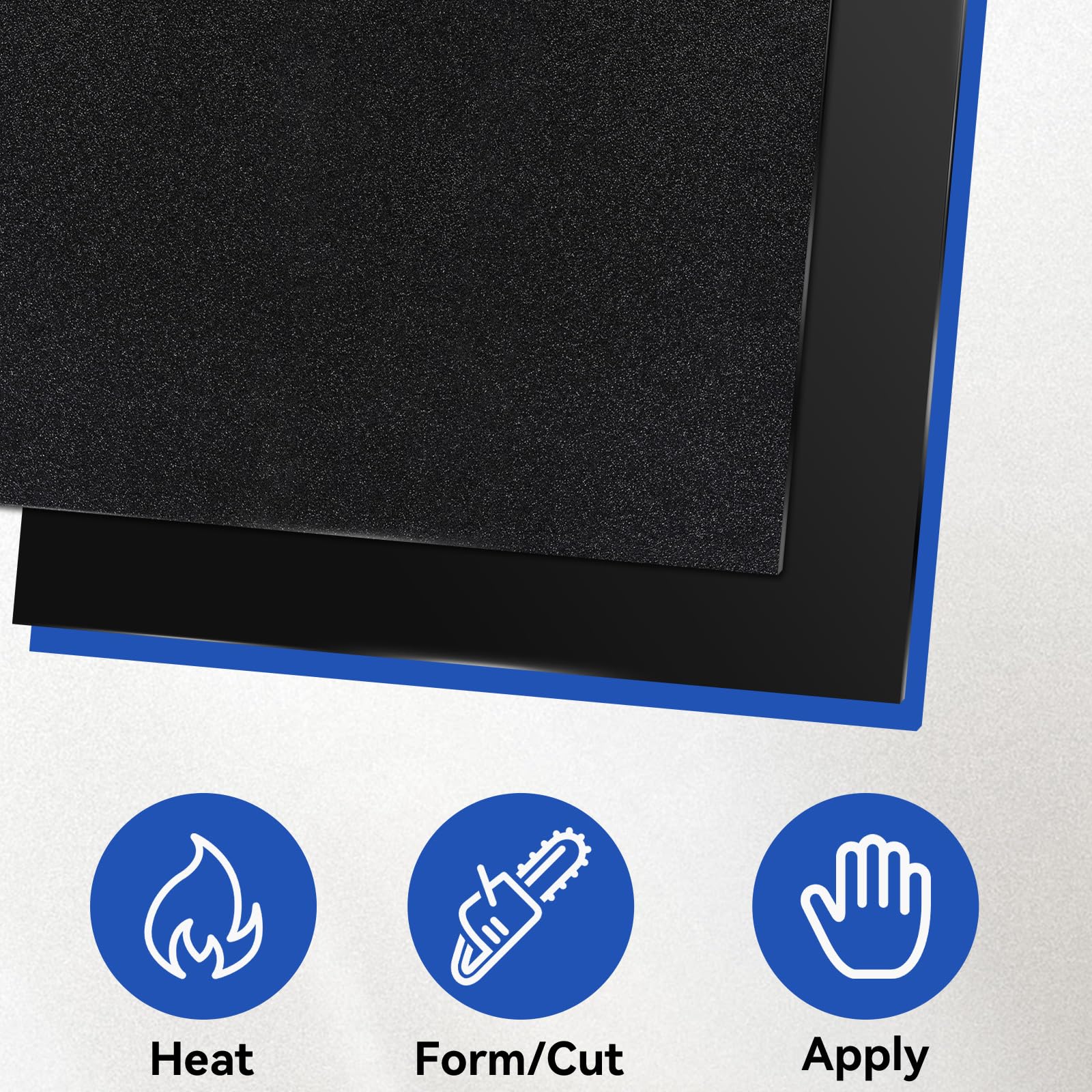 Black ABS Plastic Sheets - 5 Pack for DIY Projects -3 Black ABS Plastic Sheets - 5 Pack for DIY Projects -3