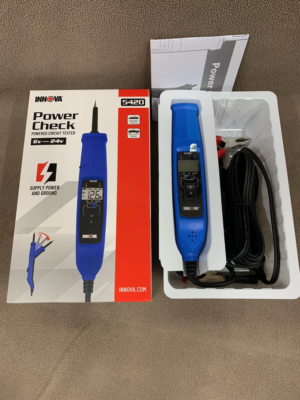 16/mo Finance INNOVA 5420 Power Check Powered Circuit Tester