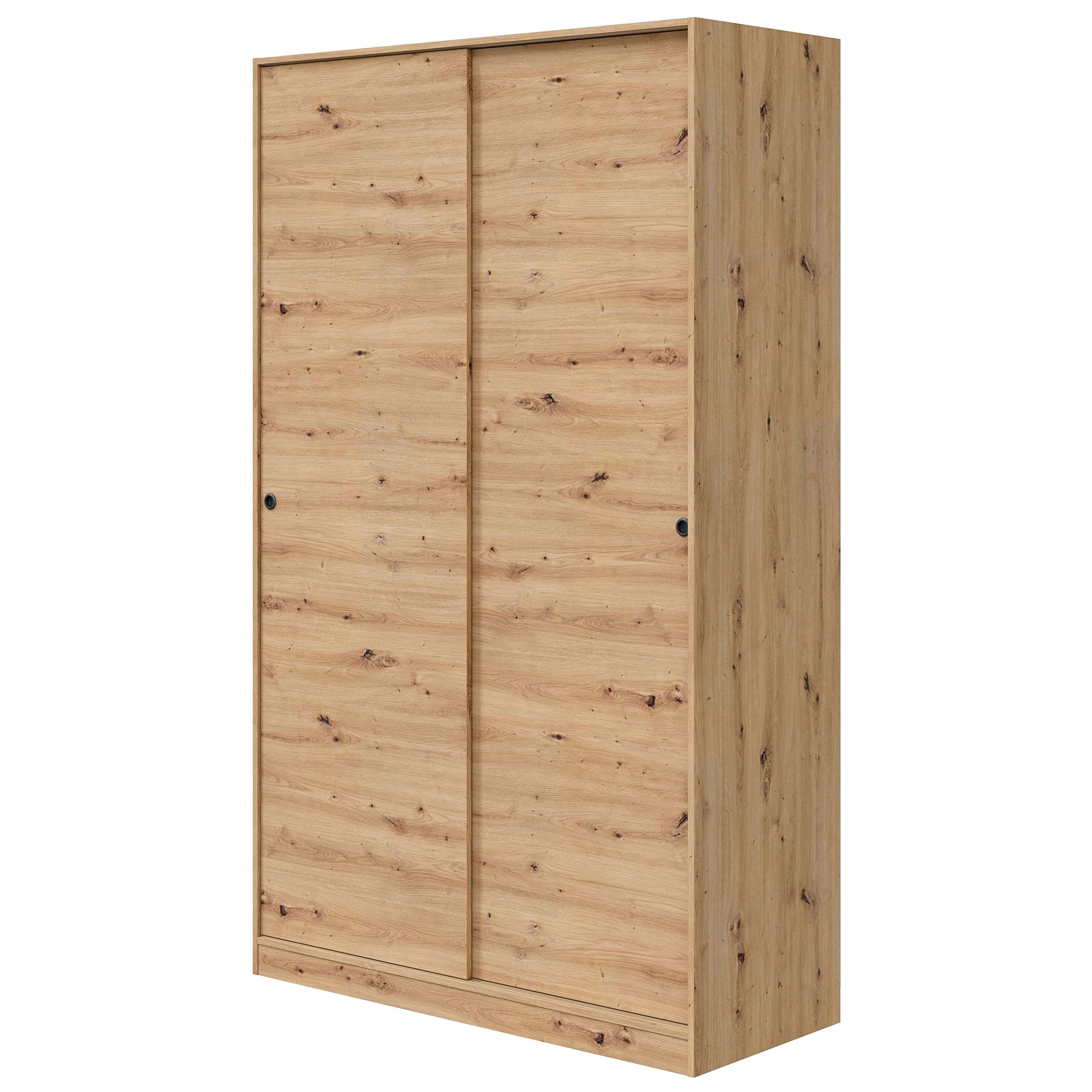 Habitdesign Modèle Enzo Armoire 2 Portes coulissantes 200 x 120 x 50 cm