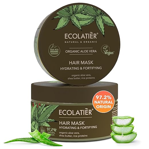 Organic Aloe Vera Hydrating Fortifying Hair Mask