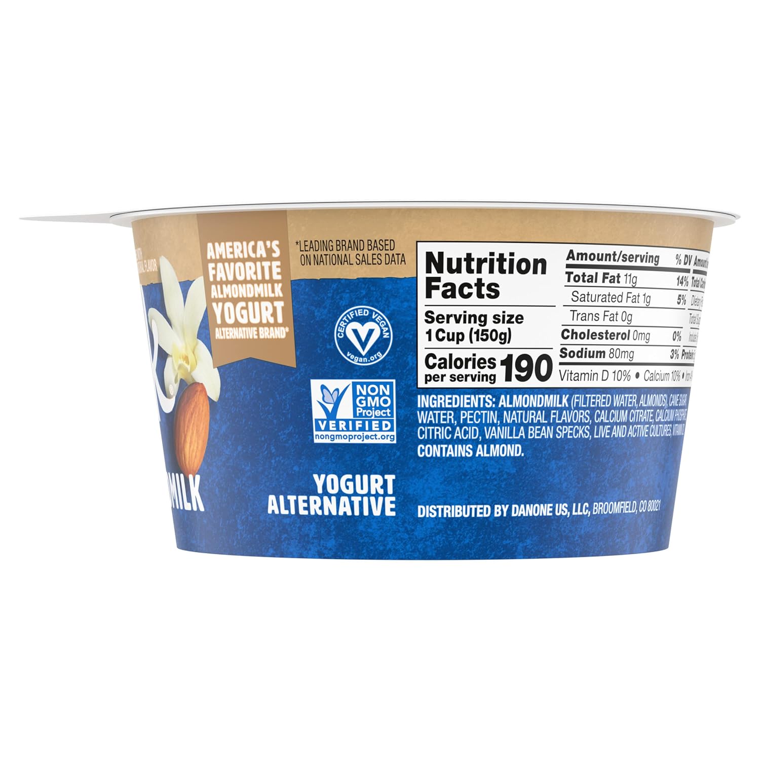 Buy Silk Almond Milk Dairy-Free Yogurt Alternative, Vanilla ...