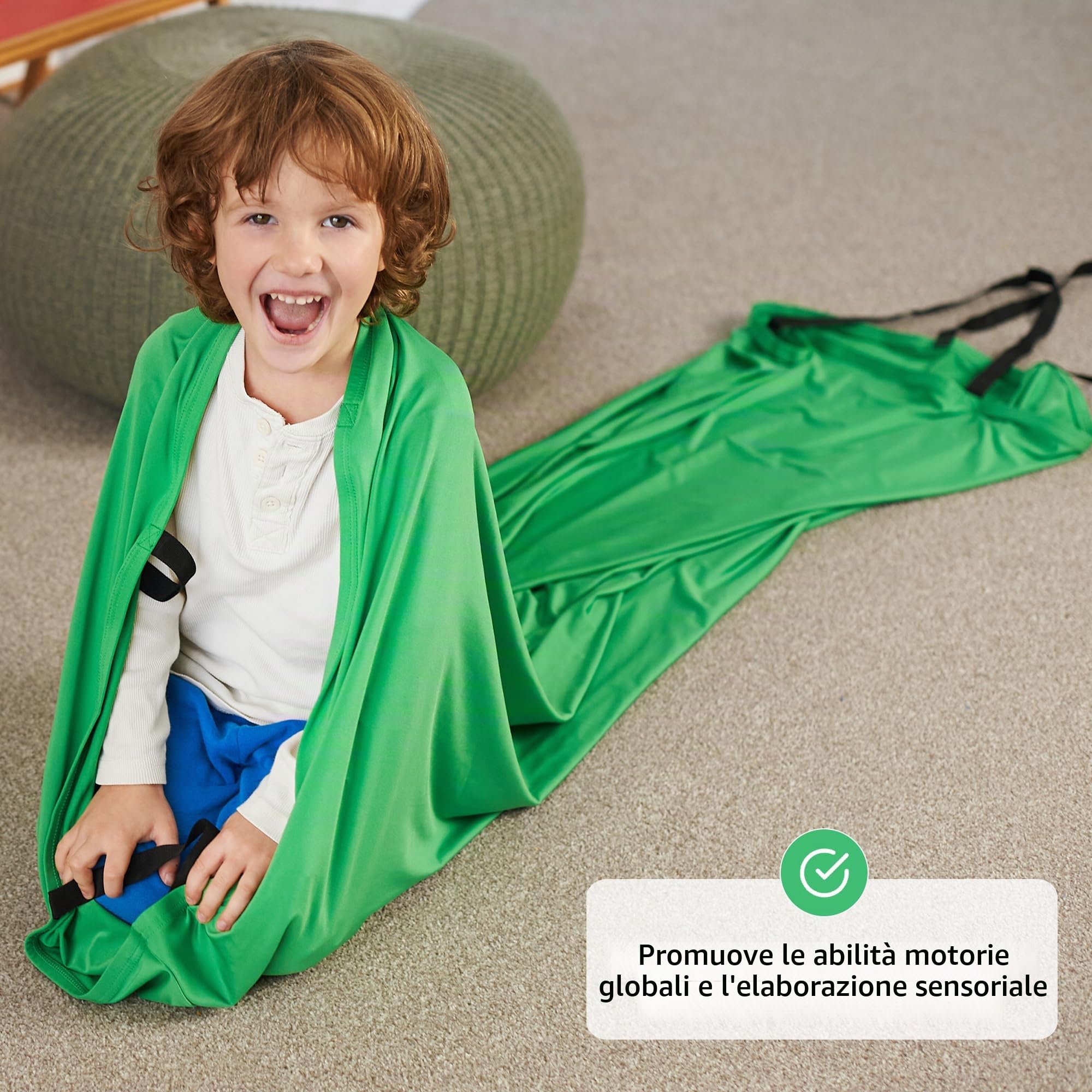 Tunnel sensoriale per bambini | Gioco di compressione sensoriale per il bambino | Tunnel in tessuto | Tubo in lycra | Tunnel concettuale per bambini di diverse età