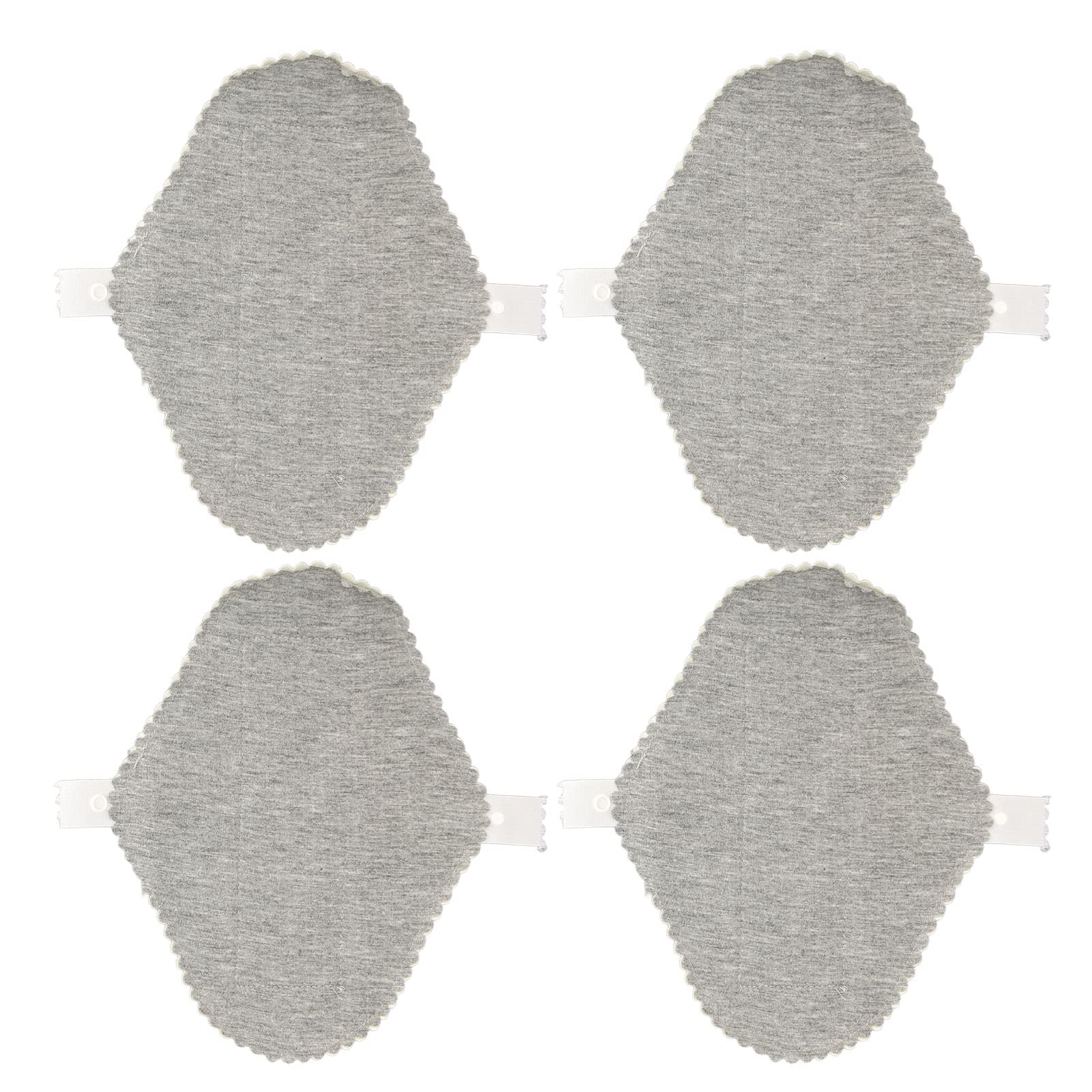 Protegeslips de Tela de Grafeno Altamente Absorbente Transpirable Reciclable 4 Compresas Sanitarias Lavables para Mujer Período Menstrual (M)