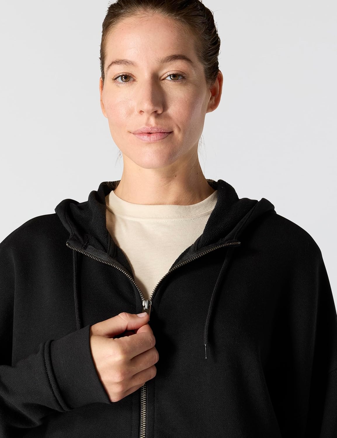 Carhartt Women's TENCEL Fiber Series Loose Fit Full-Zip Sweatshirt - Image 3