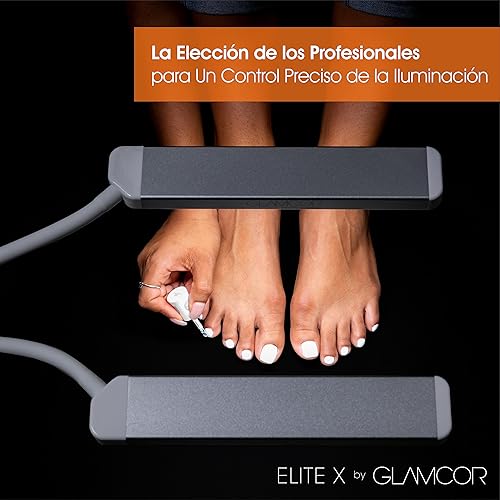 Miniatura 6 de GLAMCOR Elite X - Kit de iluminación LED portátil para extensión de pestañas, esteticista, maquillaje, filmación y fotografía, 5600 K, luz diurna de