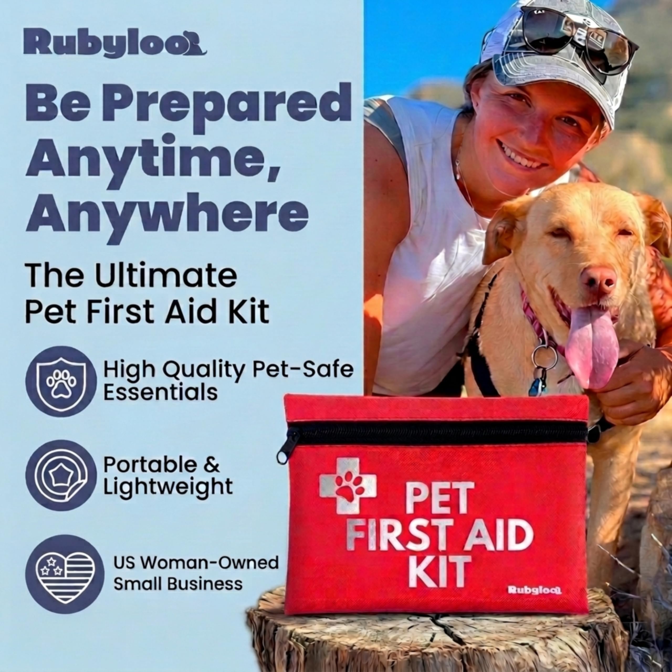 Dog First Aid Kit for Hiking & Travel - Vet Approved Emergency Supplies - Pet First Aid Kit Guide, Tick Remover, Thermal Blanket & More - Compact Dog Hiking Gear for Camping, Hunting, Backpacking - image 5