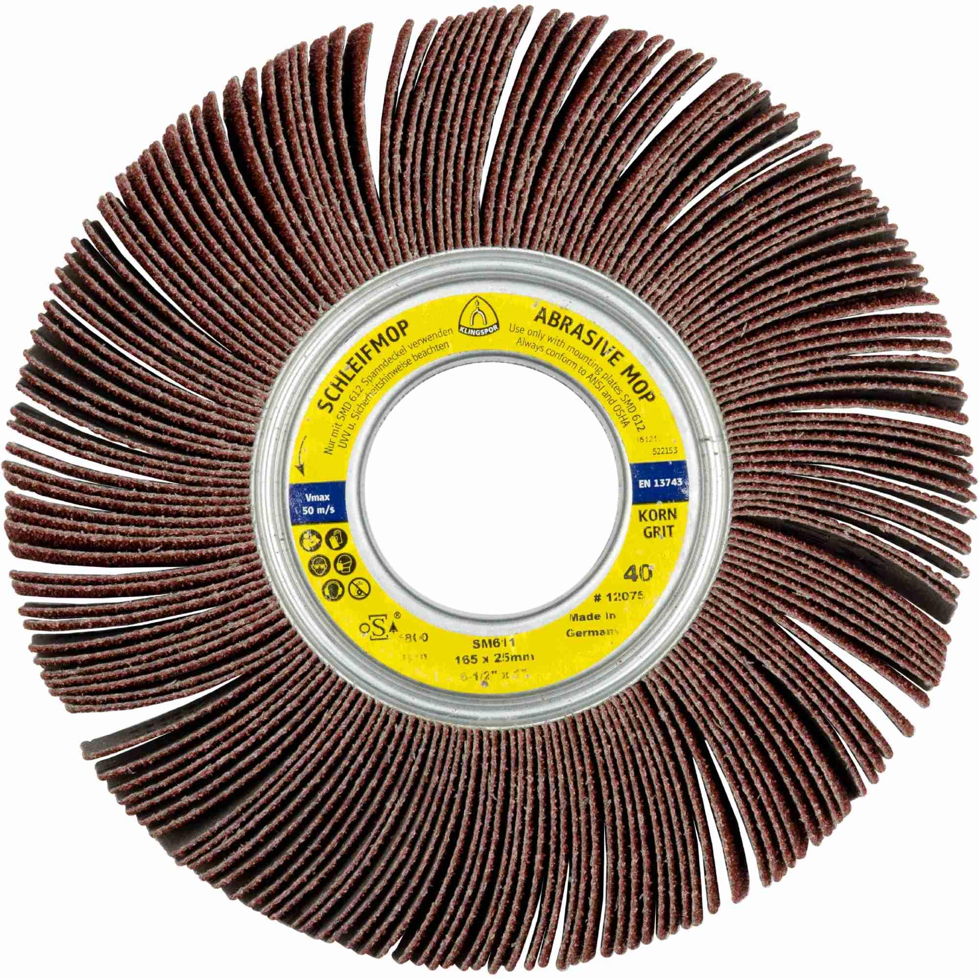 SM 611 LS 309 X - Cepillo de lija (3 unidades, 165 x 50 x 43,1 mm, grano 80)