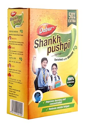 Dabur Shankhpushpi Syrup - 450 Ml+225ml free