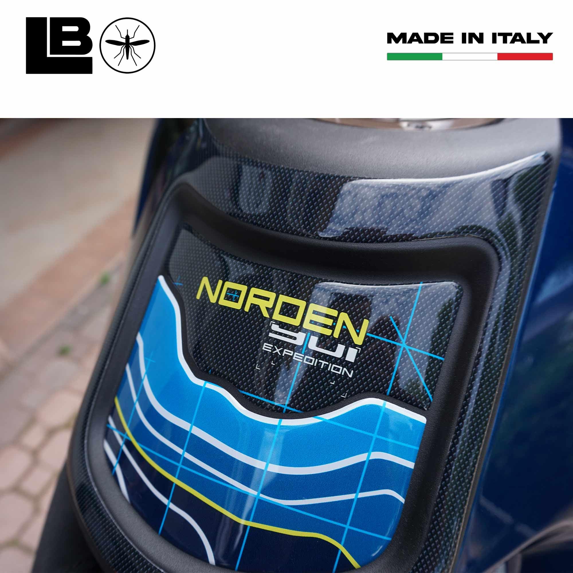 labelbike - Adesivo 3D Moto Paraserbatoio Protezione e Decorazione in Resina compatibile con Husqvarna Norden 901 2023
