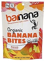 Vista 18 de Barnana Bocaditos de plátano masticables orgánicos, originales, 3.5 onzas (paquete de 1) – El embalaje puede variar