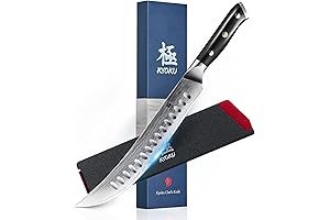 KYOKU 10" Scimitar Breaking Knife: The Ultimate Meat-Slicing Precision Tool