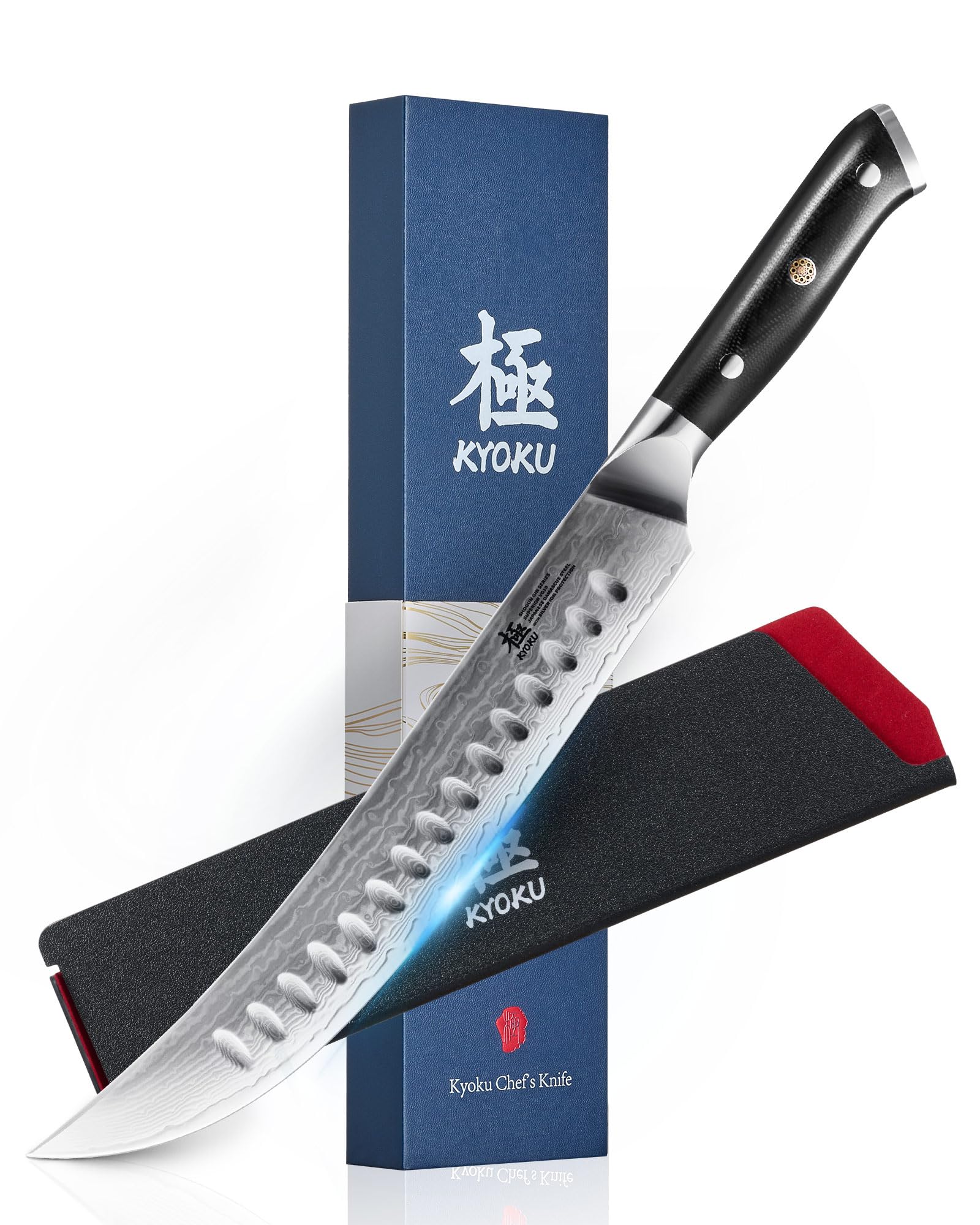 KYOKU 7" Japanese Damascus Fillet Knife for Fish, Filet Boning Knife for Fishing Skinning for Professional & Home Chefs,Ultra Sharp VG10 Full Tang Butcher Knife for Filleting Deboning Meat Cutting — Amazon image 17