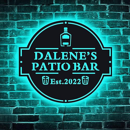 Letrero de neón de barra personalizado, Señal de barra personalizada, Letrero de barra de Martini, Letrero de neón de barra de casa, Letrero de