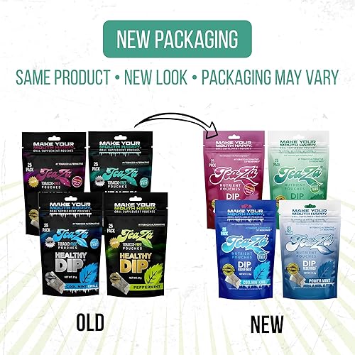 Vista 108 de Teaza Bolsas energéticas a base de hierbas, para masticar tabaco, alternativa sin nicotina, tabaco alternativo y inmersión saludable, sabor tropical