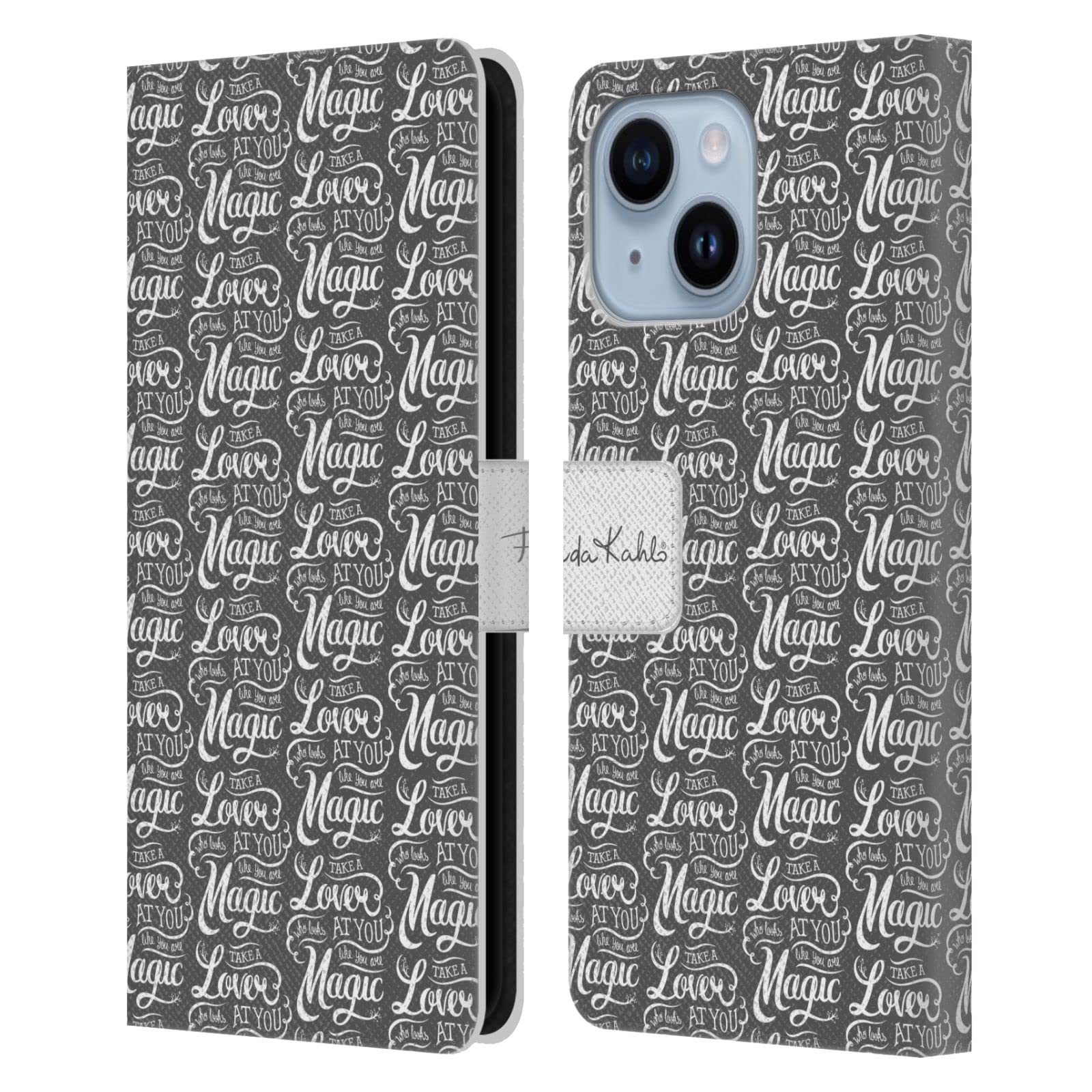 Housse cuir iPhone 14 Plus Frida Kahlo pour des sorties légères