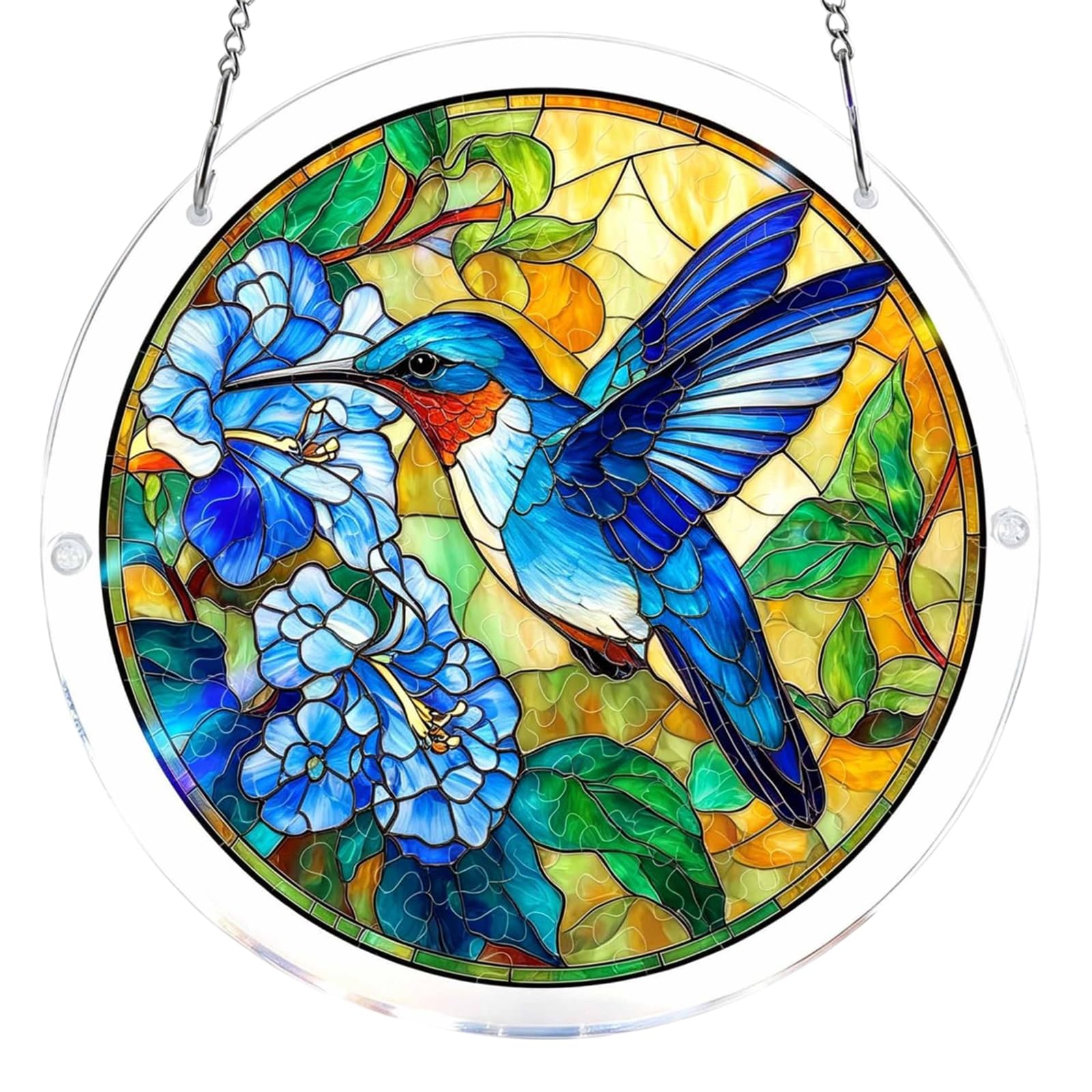 Acrylic Jigsaw Puzzle Suncatcher | 83 Pieces Acrylic Puzzles Suncatchers For Windows Hanging | Stained Glass Window Puzzle Sun Catcher For Adult | Aesthetic Diy Arts & Crafts For Home Decor