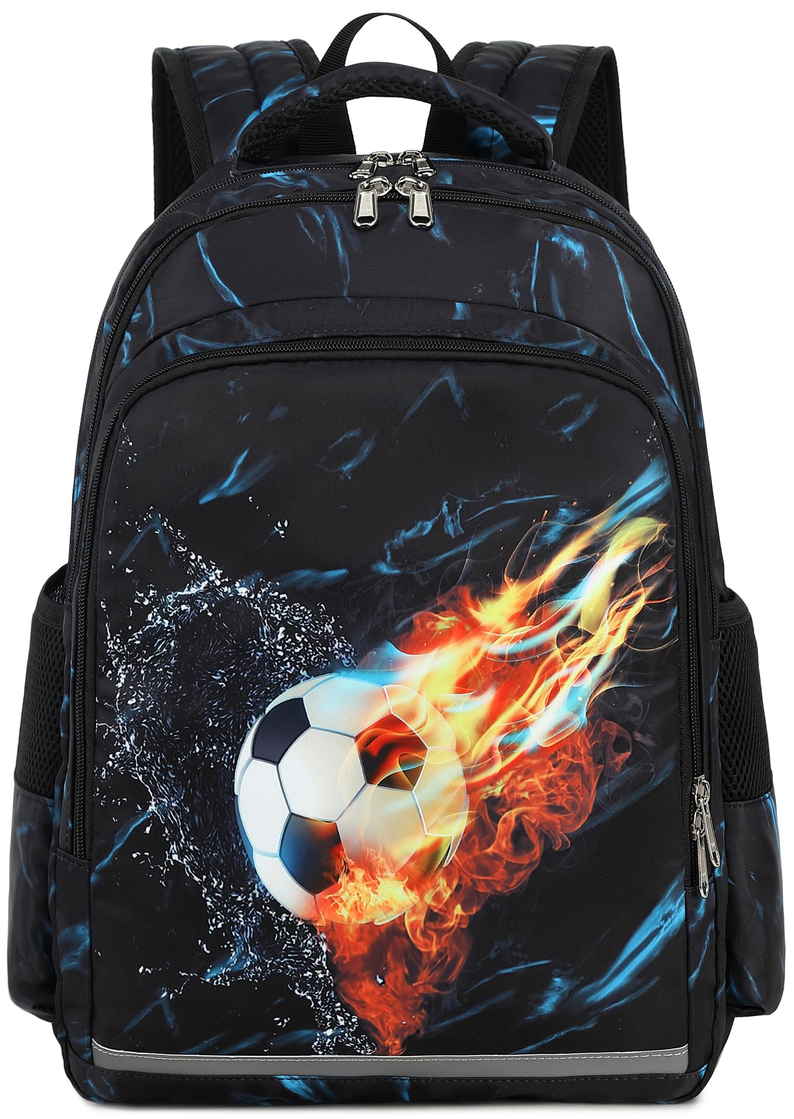 LEDAOUKids Preschool Backpack Girls Kindergarten BookBag Elementary Waterproof Galaxy School Bag 7 Pockets with Chest Strap