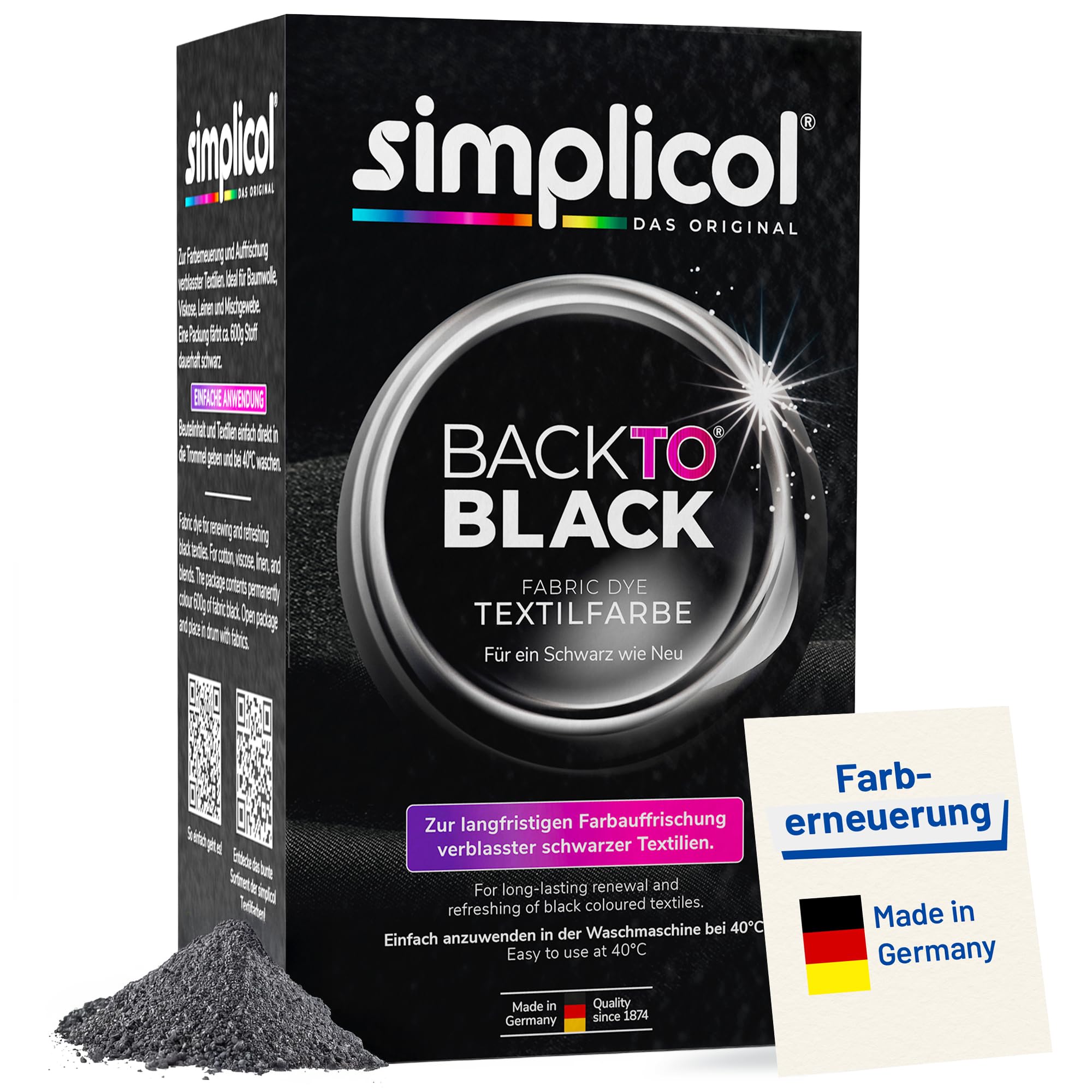 Back-To-Black – Farberneuerung für intensives Schwarz (400 g)