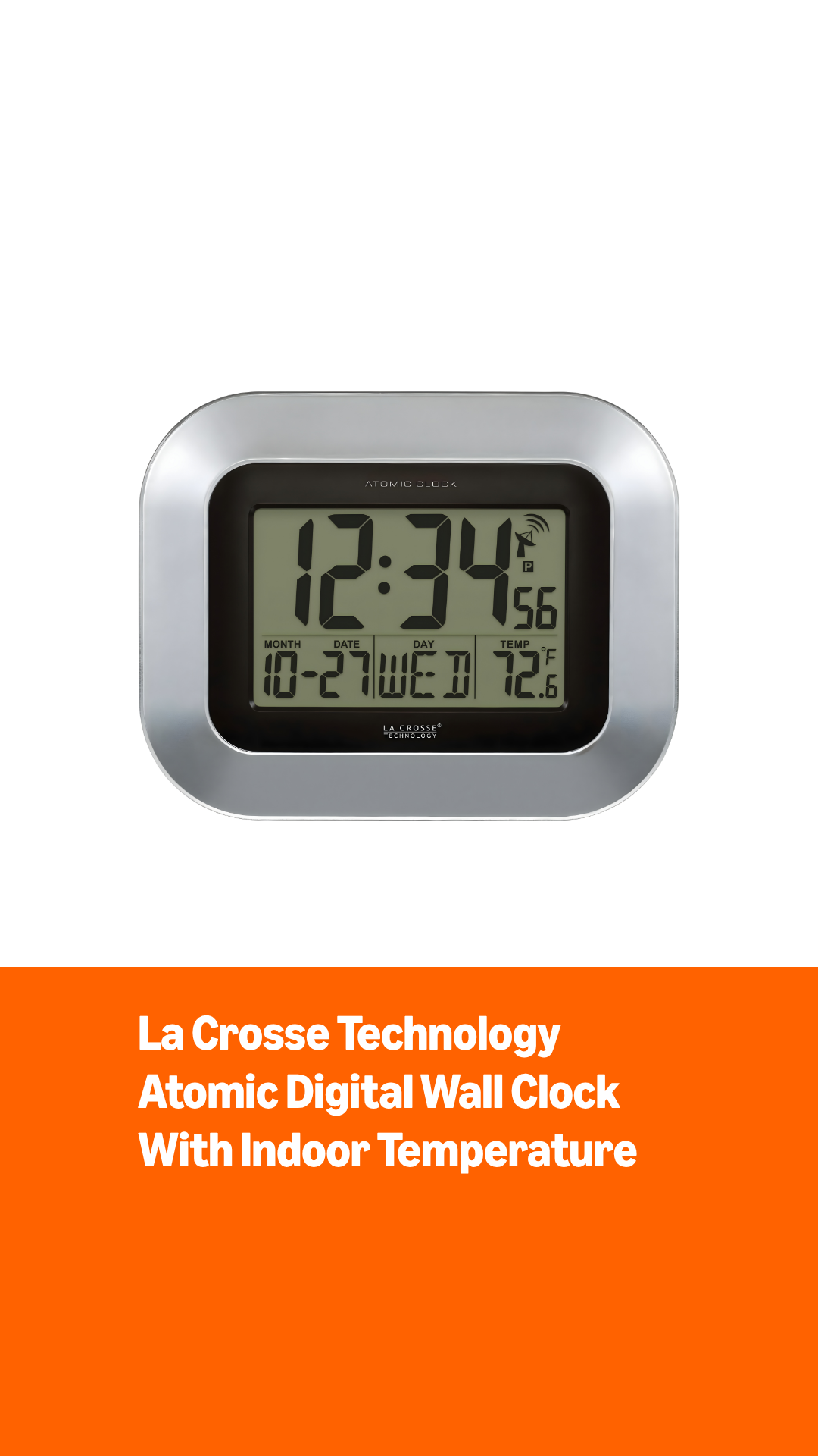 Amazon.com: La Crosse Technology WT-8005U-S Atomic Digital Wall