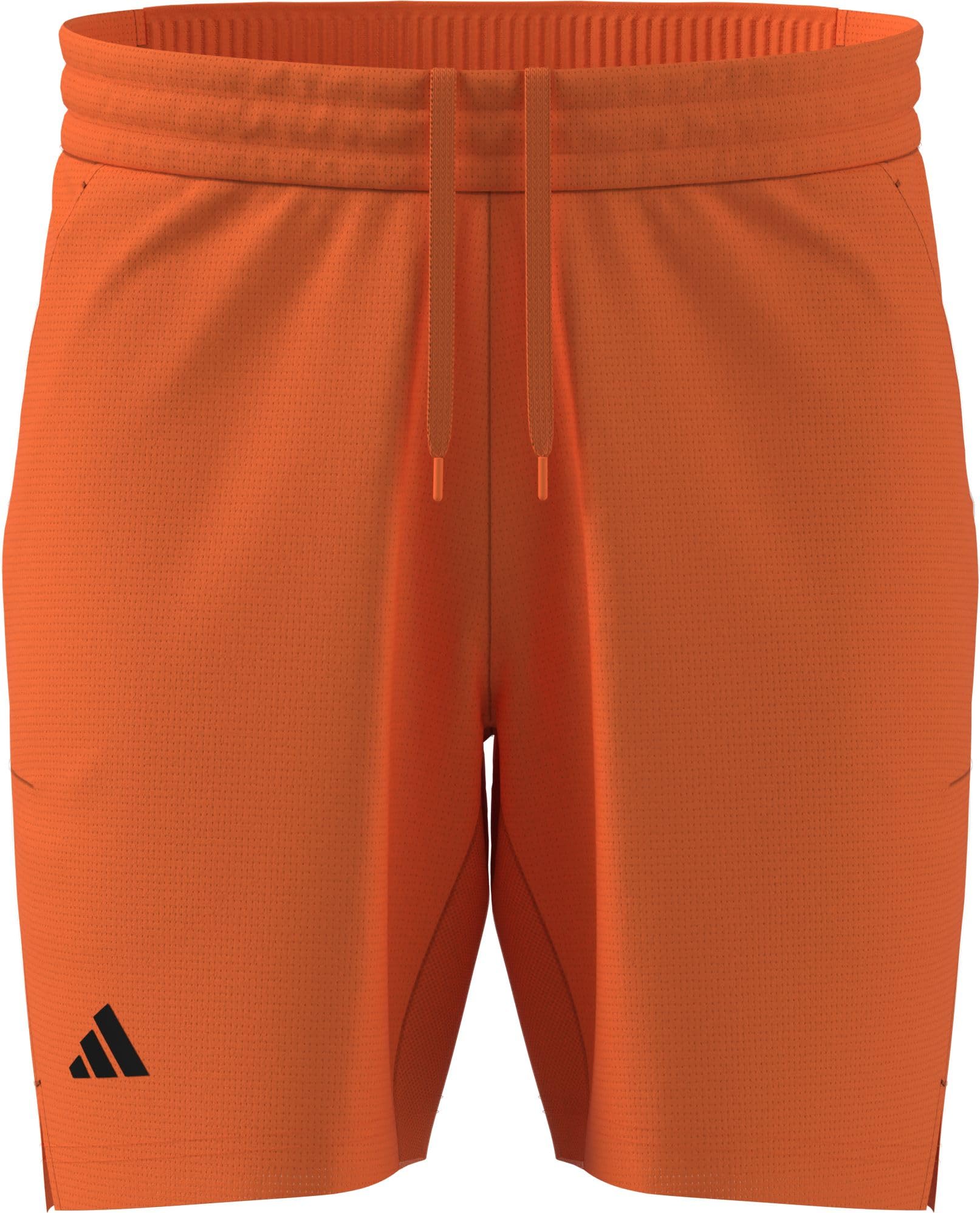 adidas Men's Tennis Climacool Ergo Shorts, Pure Orange, XXL