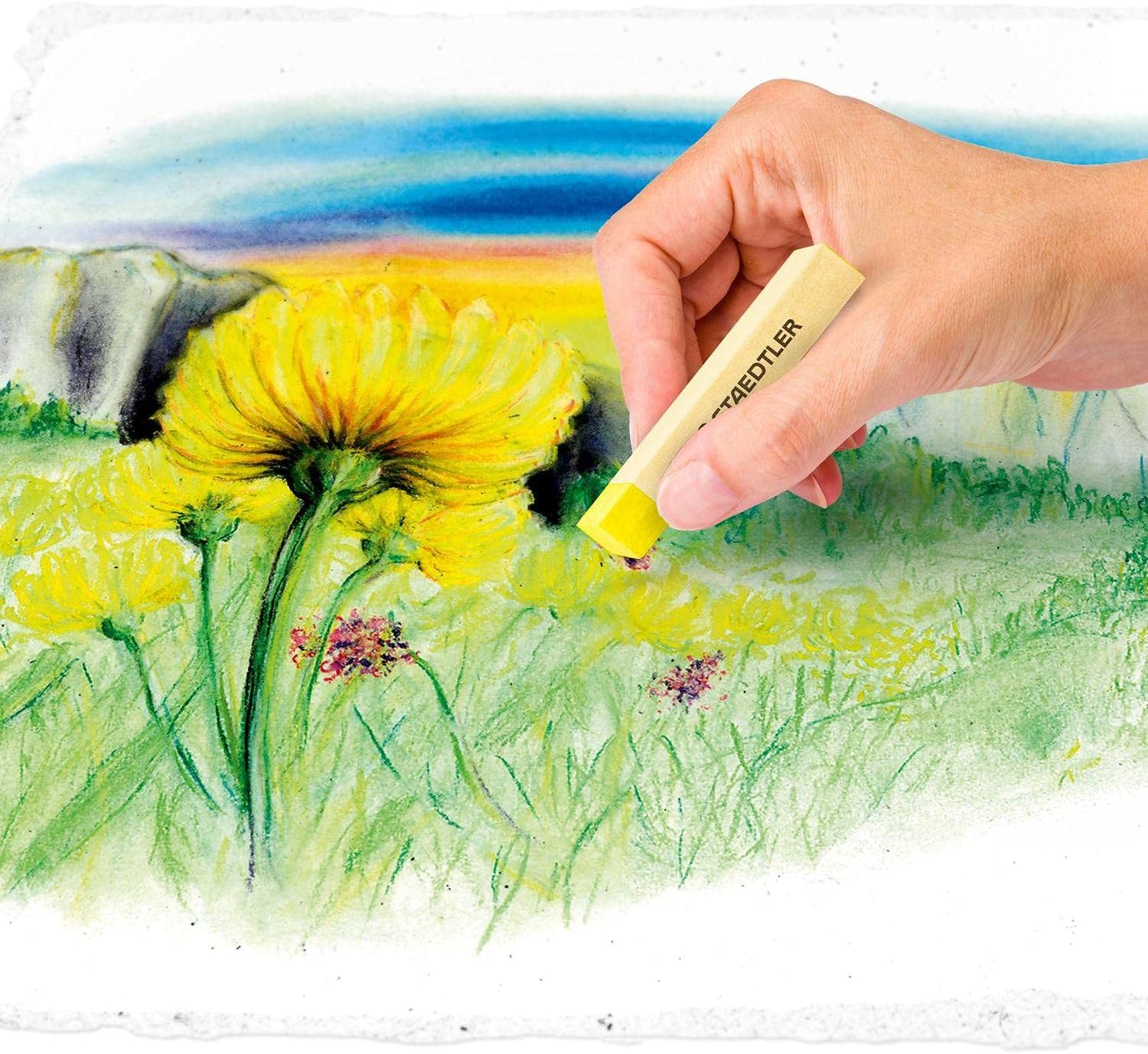 Staedtler Karat Premium Quality Soft Pastel Chalks, 2430C24