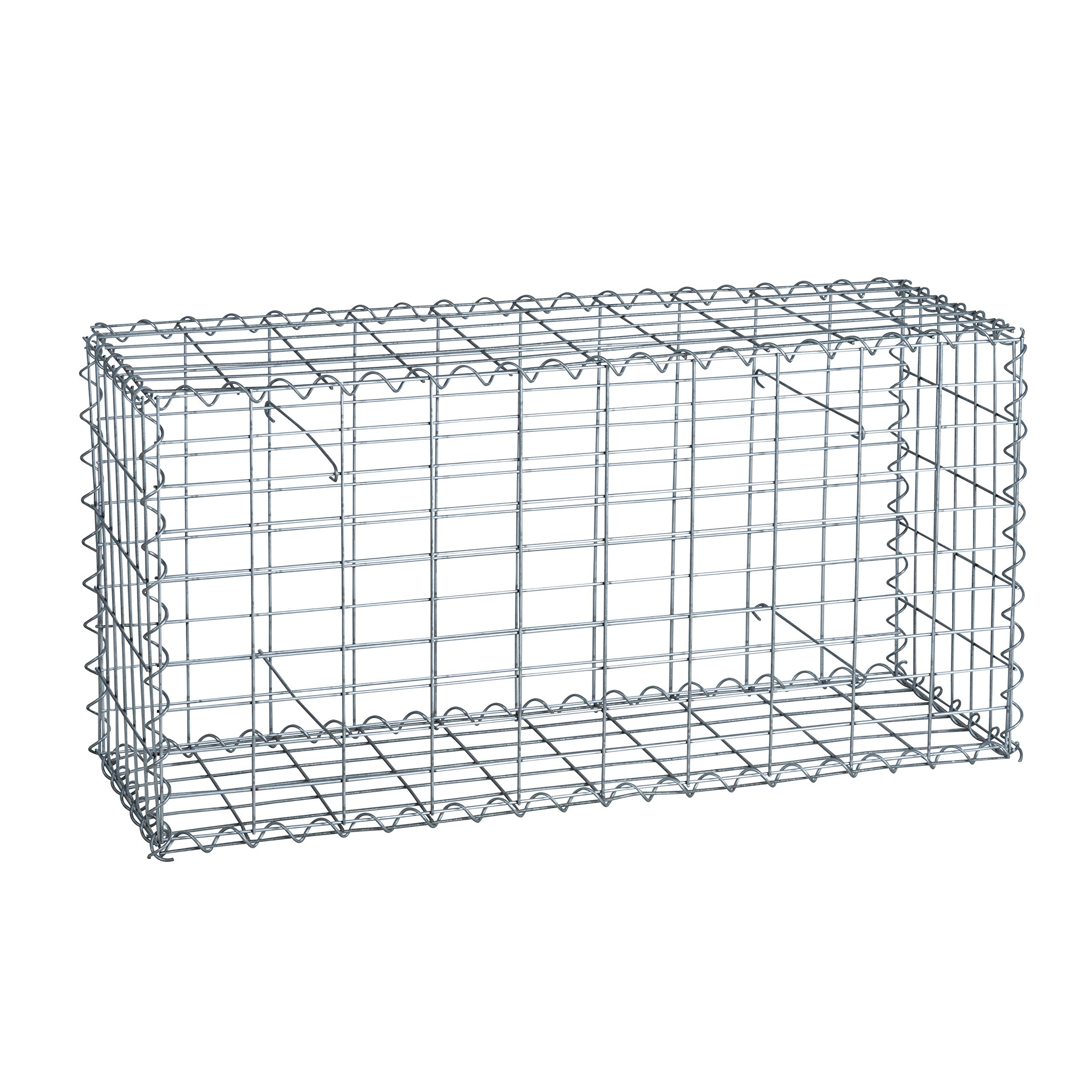 Gabione 100x50x30 cm Steingabione Steinkorb Gabionen Drahtkorb Staffelpreise (2 Stück)