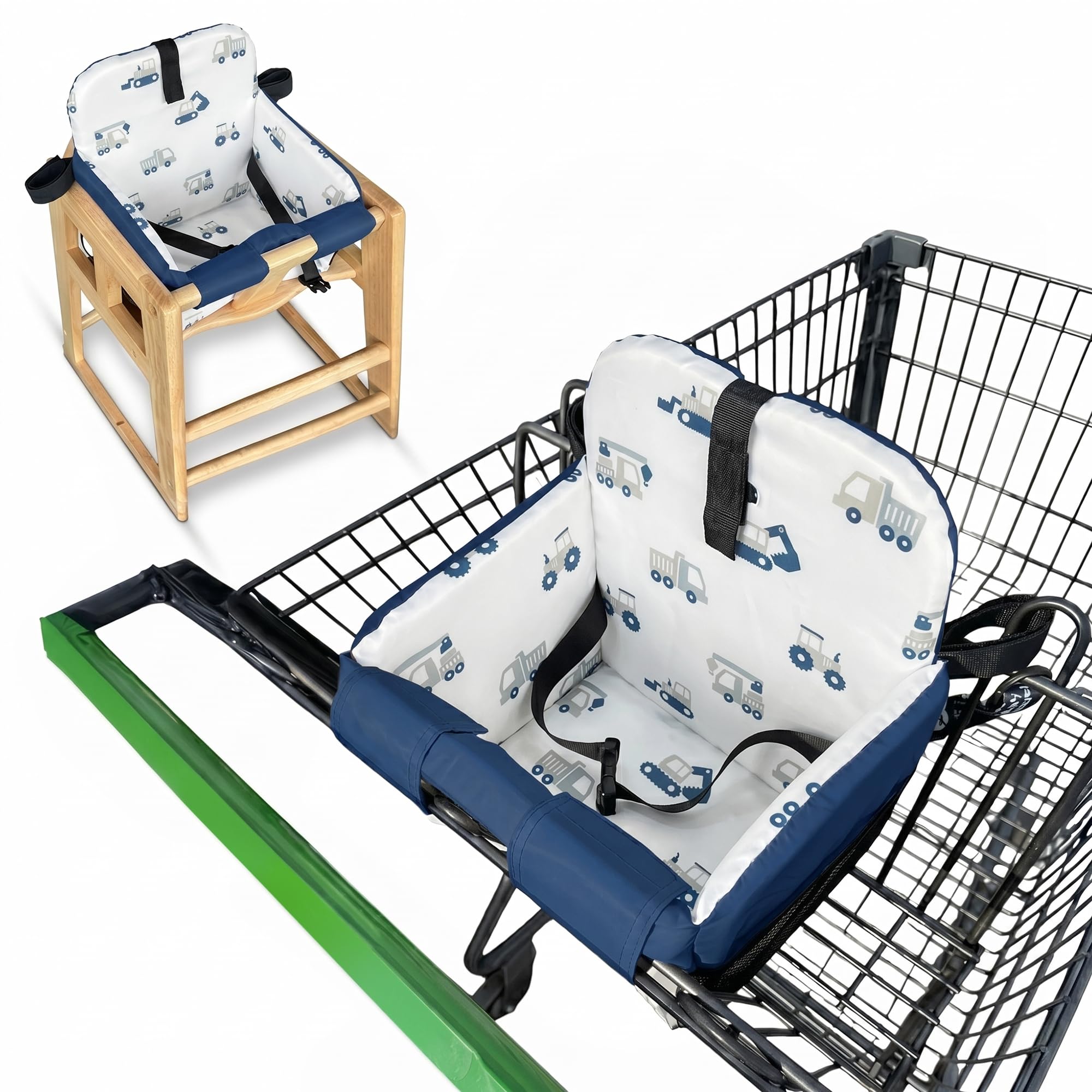 JoSeat Shopping Cart Seat Cover for Baby, Trucks