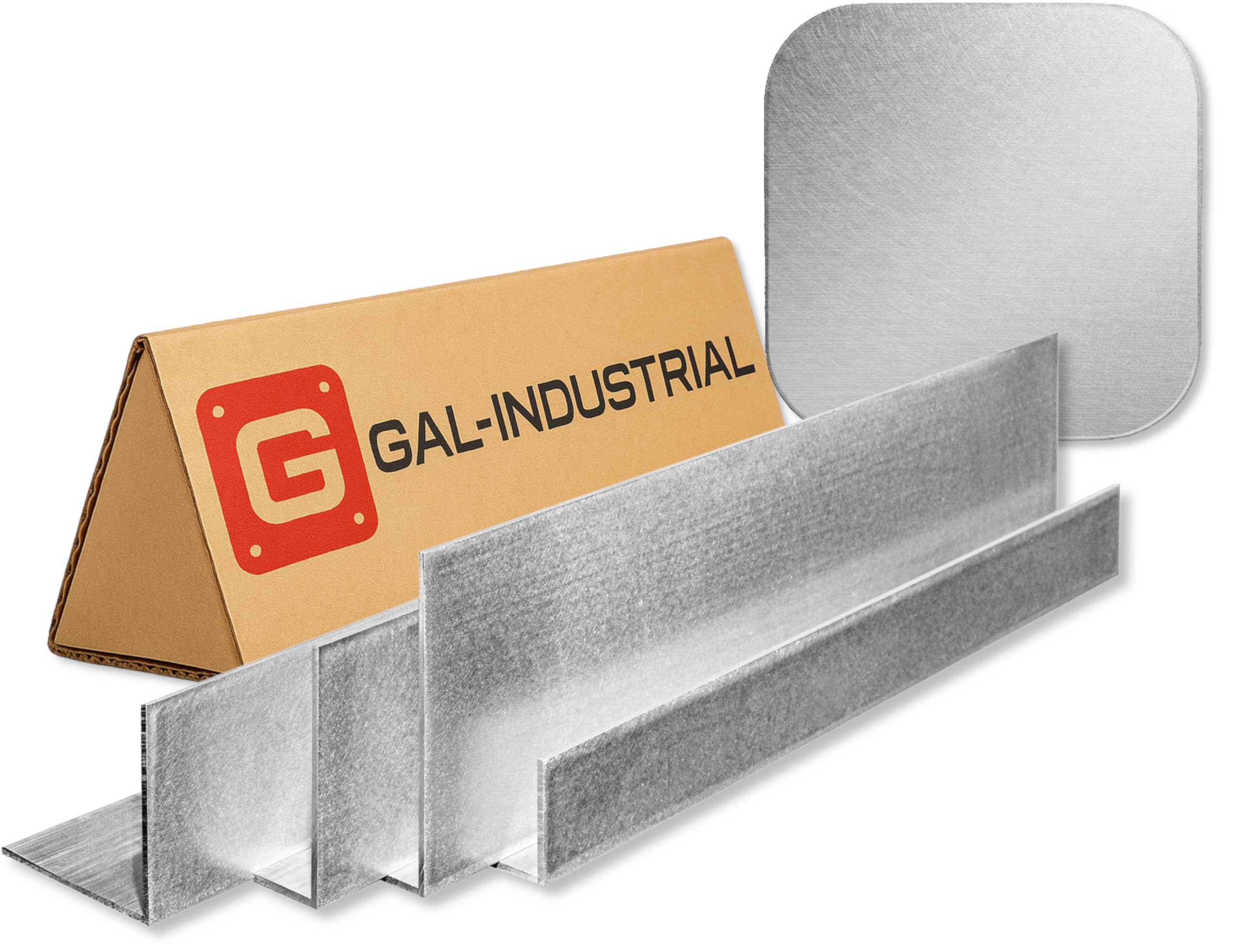 GAL - INDUSTRIAL Kątownik Aluminiowy Satynowany 12x12 mm | Grubość 2 mm | Długość 100 cm | Cięcie na Wymiar | Lekki i Wytrzymały Profil Aluminiowy | DIT, Wykończenie Wnętrz