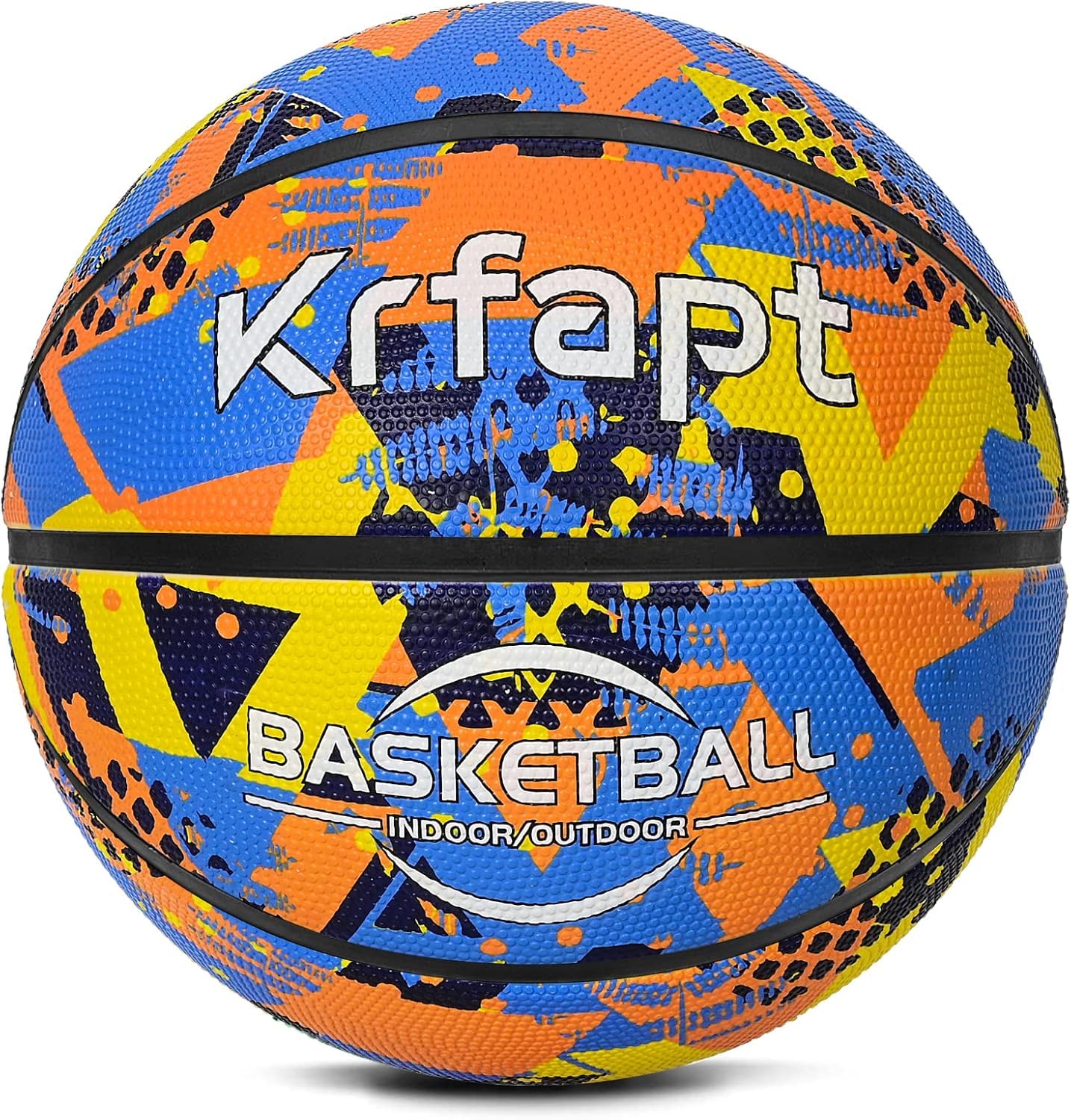 Krfapt Basketball Kinder Größe 5 & 3 Größe 7– Weicher Mini-Ball mit Griffiger Oberfläche, Ideal für Schule & Training (Outdoor/Indoor)
