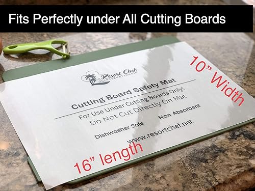 Miniatura 4 de Alfombrilla de seguridad antideslizante para tablas de cortar debajo de la cocina, higiénica, no absorbente y apta para lavavajillas