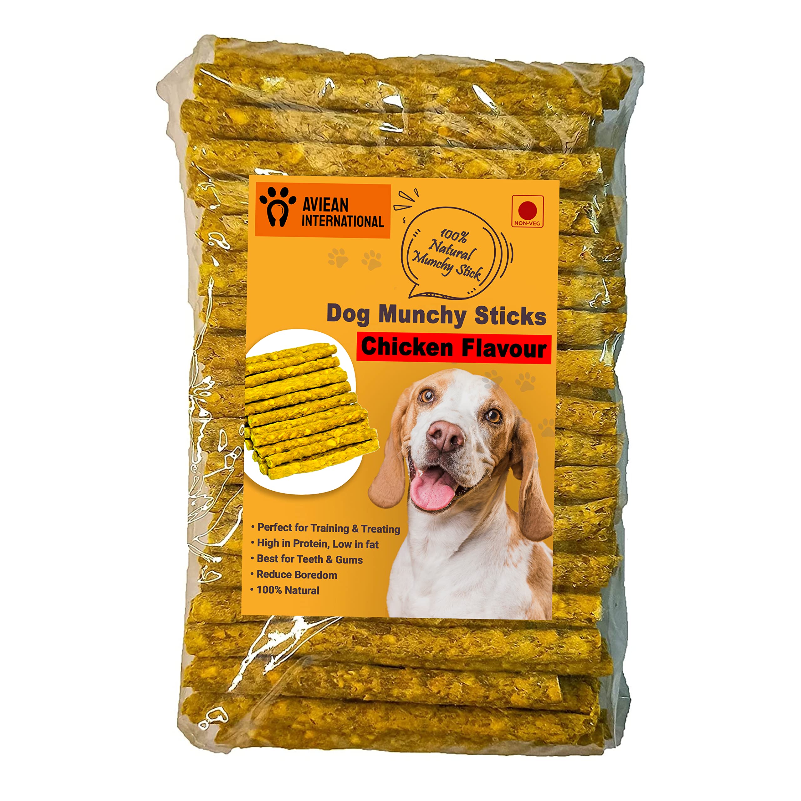 Aviean International Dog Chicken Chewsticks for All Dog Breeds 1 kg Pack of Munchy Chewsticks (B0C6J7GYWN) Amazon Price History, Amazon Price Tracker