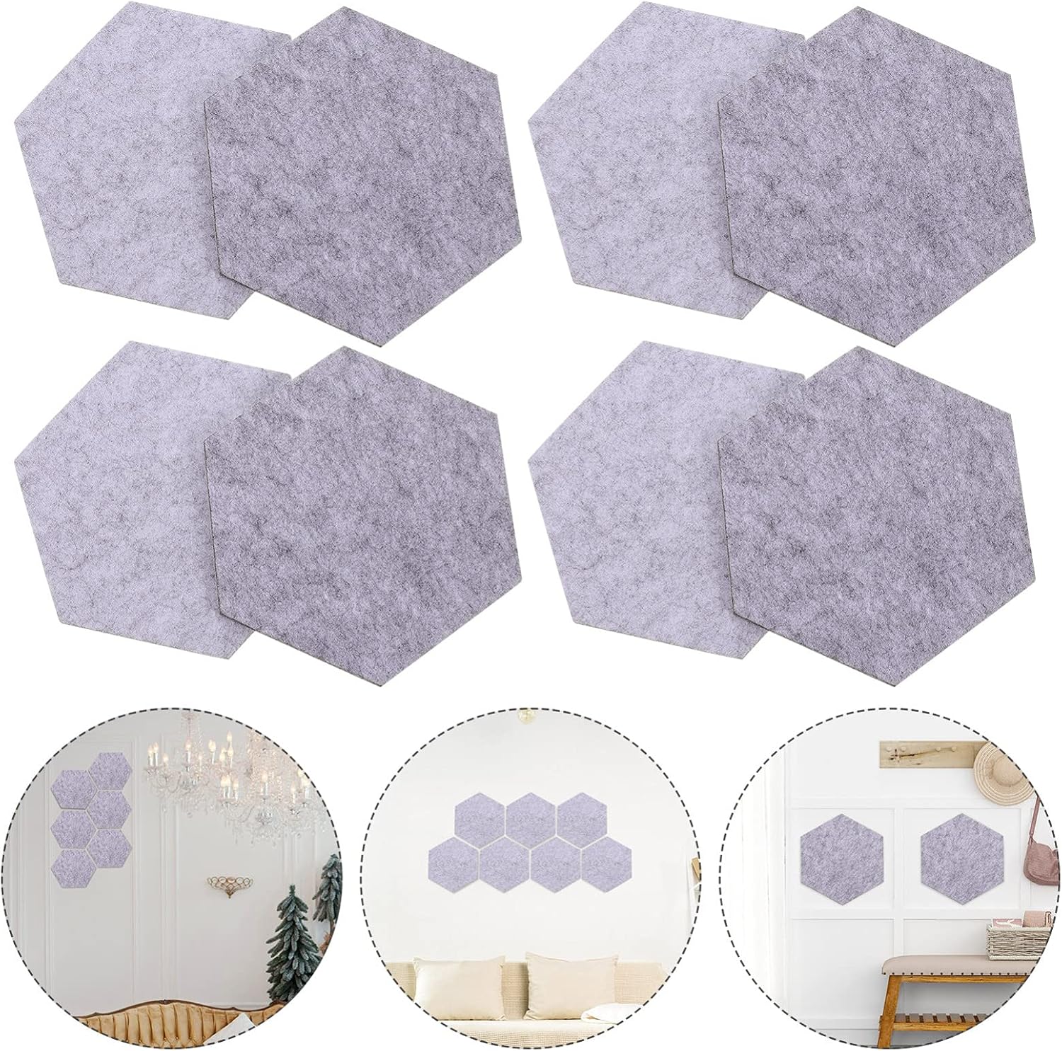 超人気 Abaodam 12個 フェルト掲示板 フェルトボード 掲示板 コルクボード タイルボード 六角メモ Acerosdelnayar Com Mx
