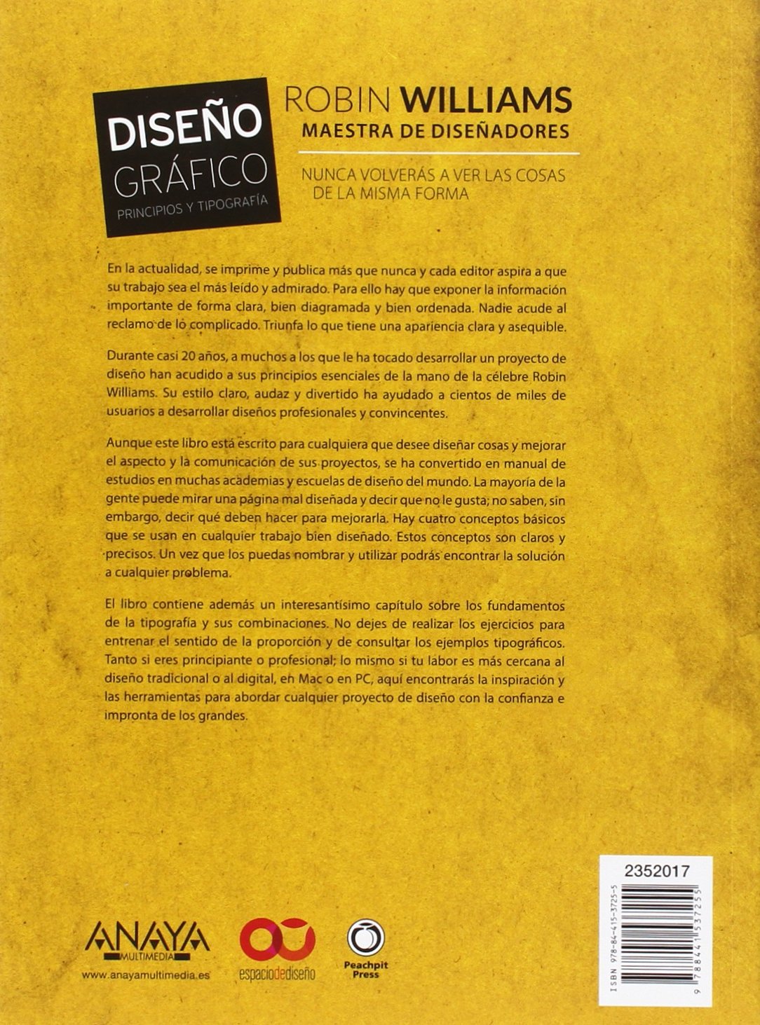 Diseño gráfico. Principios y tipografía (ESPACIO DE DISEÑO)