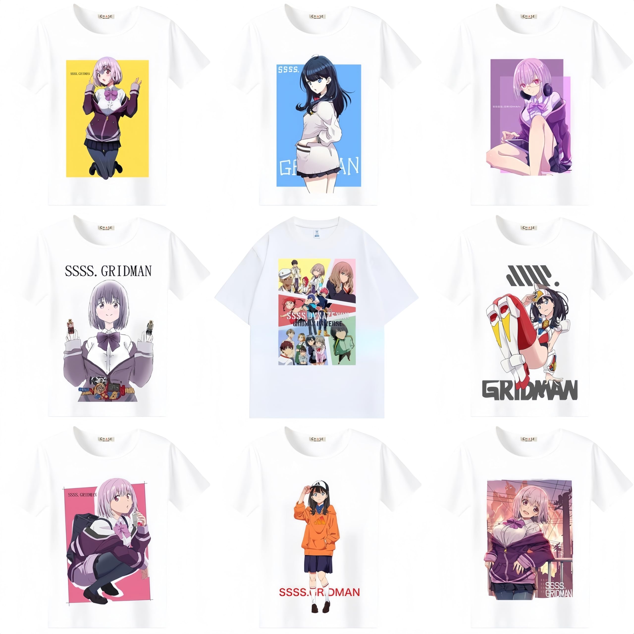Amazon.co.jp: [VKLGGOPL] グリッドマン tシャツ 新条アカネ 宝多六花