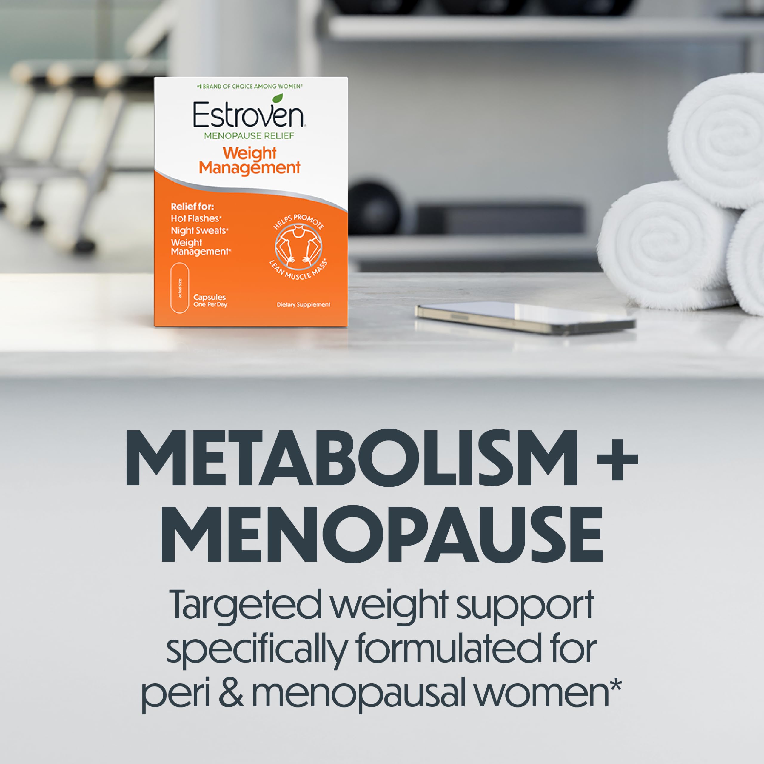 Estroven Weight Management for Menopause Relief Supplement for Women, 60 Ct — Amazon image 6