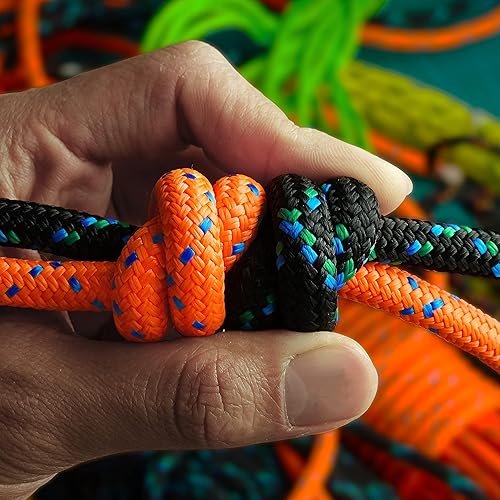 Miniatura 5 de GM CLIMBING Cuerda de accesorio de 0.315in (516 pulgadas), doble trenza precortada CEUIAA