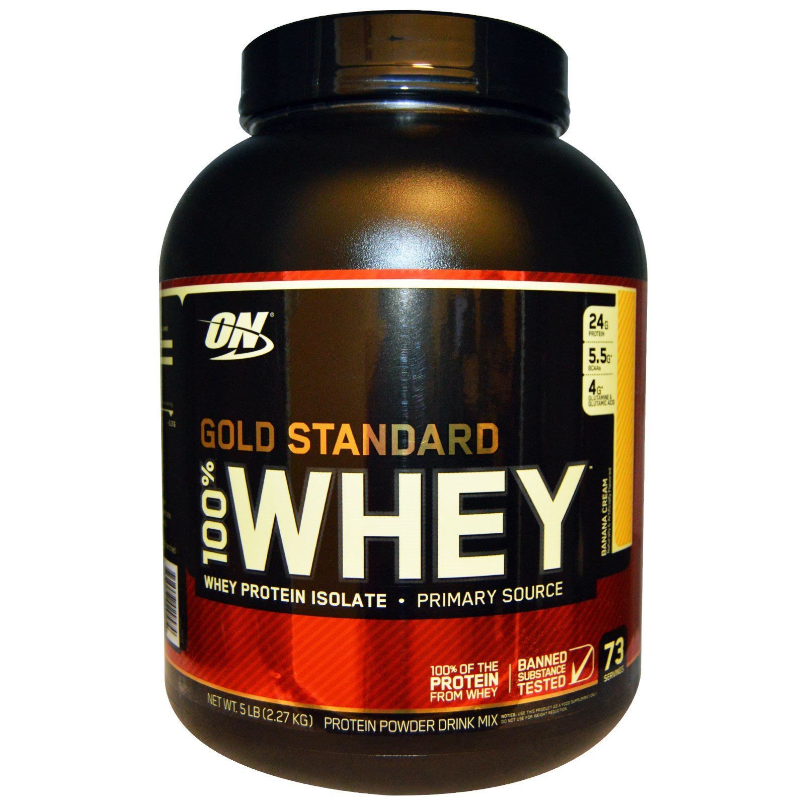 Optimum Nutrition 100% Whey Gold Standard, 2270 g Dose, Geschmack:Banane