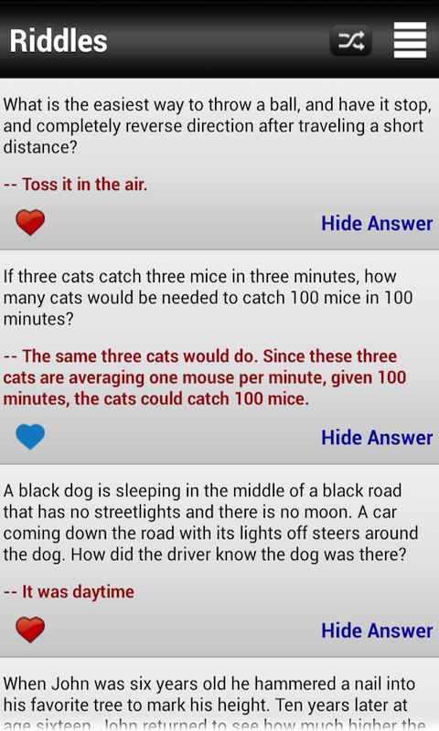 Riddles, Brainteasers, and Puzzles 8K+ AD-Free - App on Amazon Appstore
