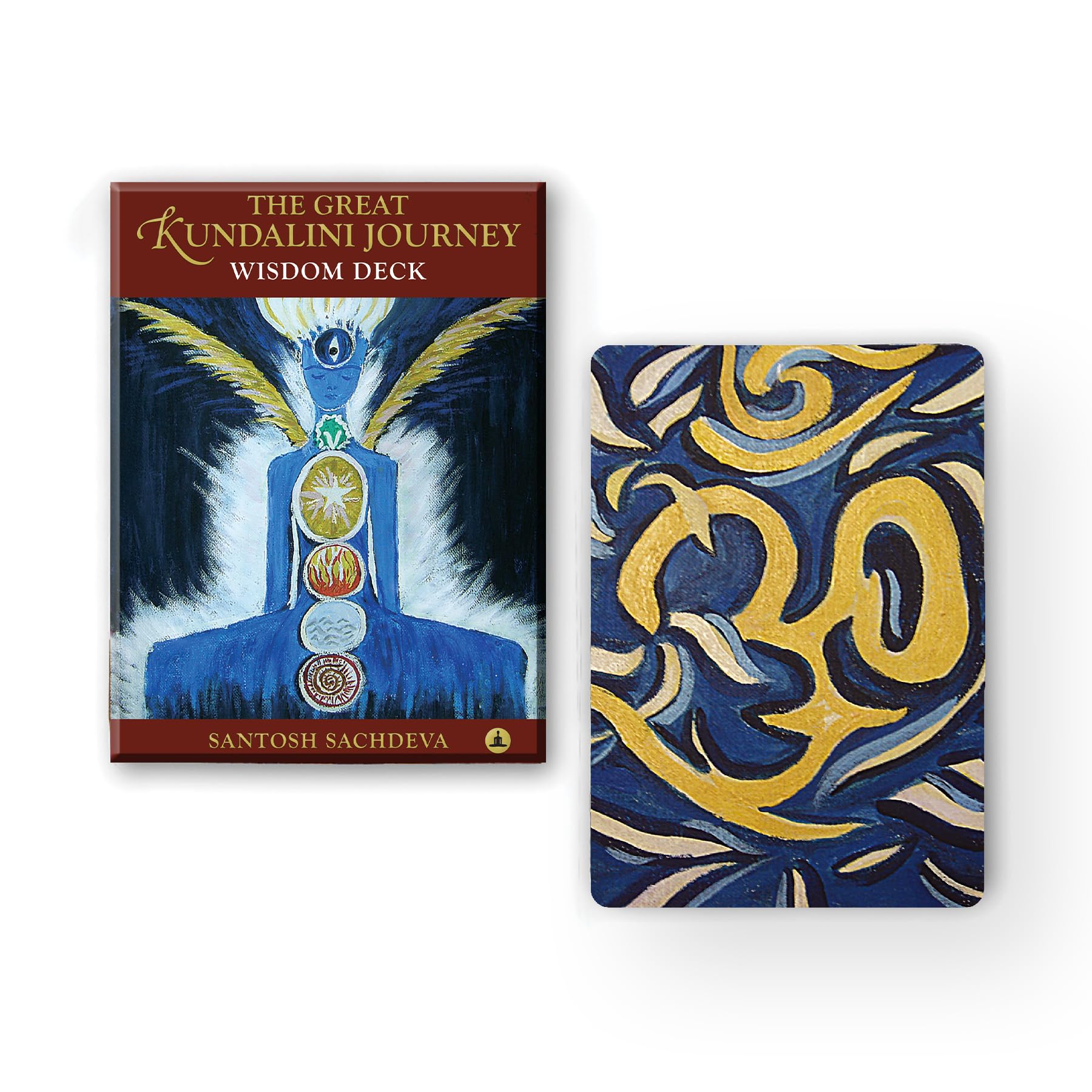 The Great Kundalini Journey Wisdom Deck – 44-Card Oracle Deck with Guidebook for Spiritual Awakening, Intuitive Guidance & Self-Transformation