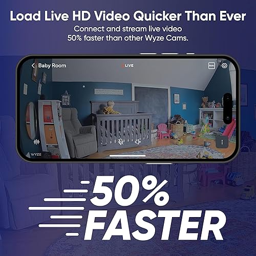 Miniatura 7 de WYZE Cam OG Cámara de seguridad inteligente para el hogar 1080p para interiores y exteriores con visión nocturna a color, foco integrado, detección