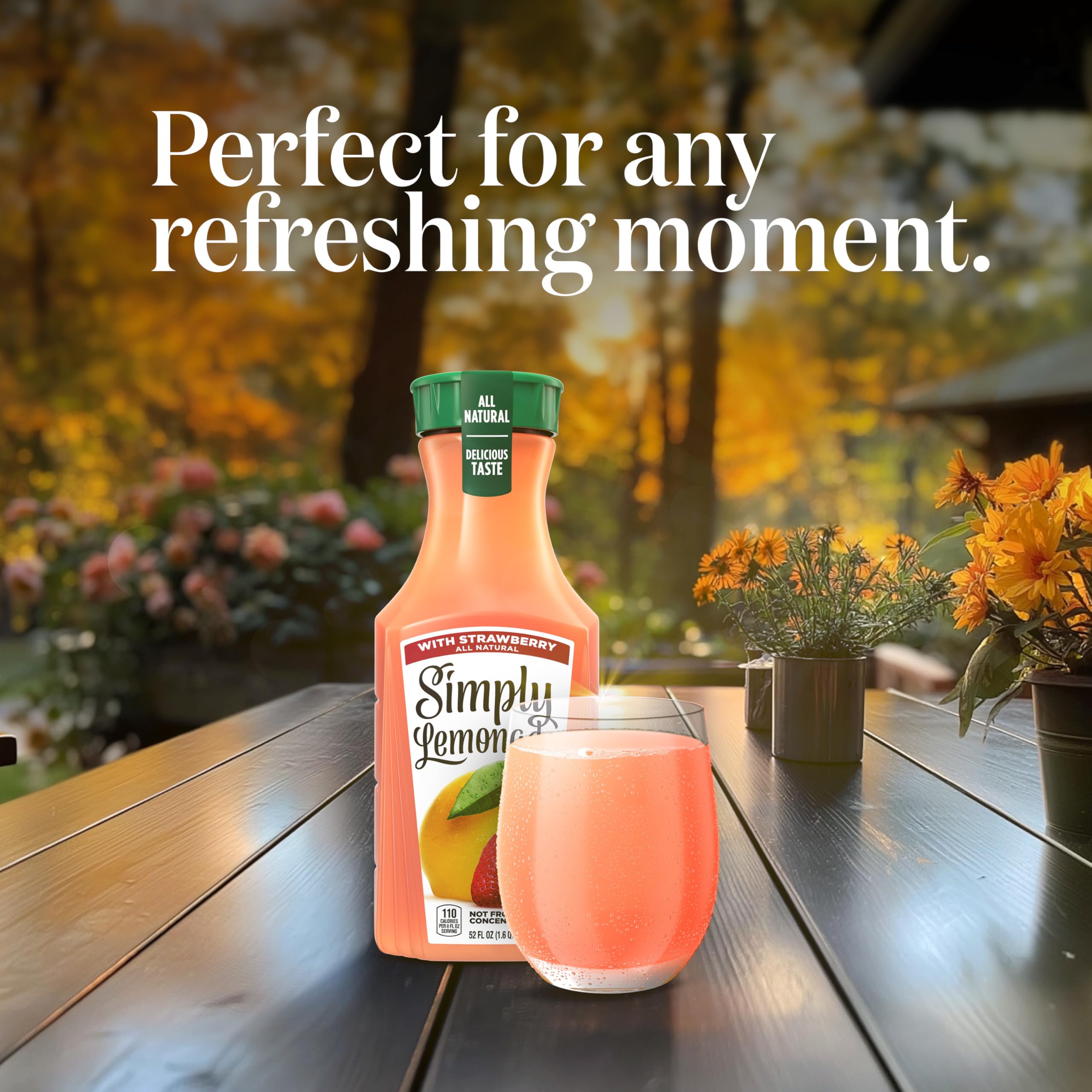 Simply Lemonade with Strawberry, 52 Fl Oz Bottle - 4