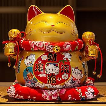 Lucky Cat,Cat Money Box Maneki Neko,Maneki Neko Fortune Cat