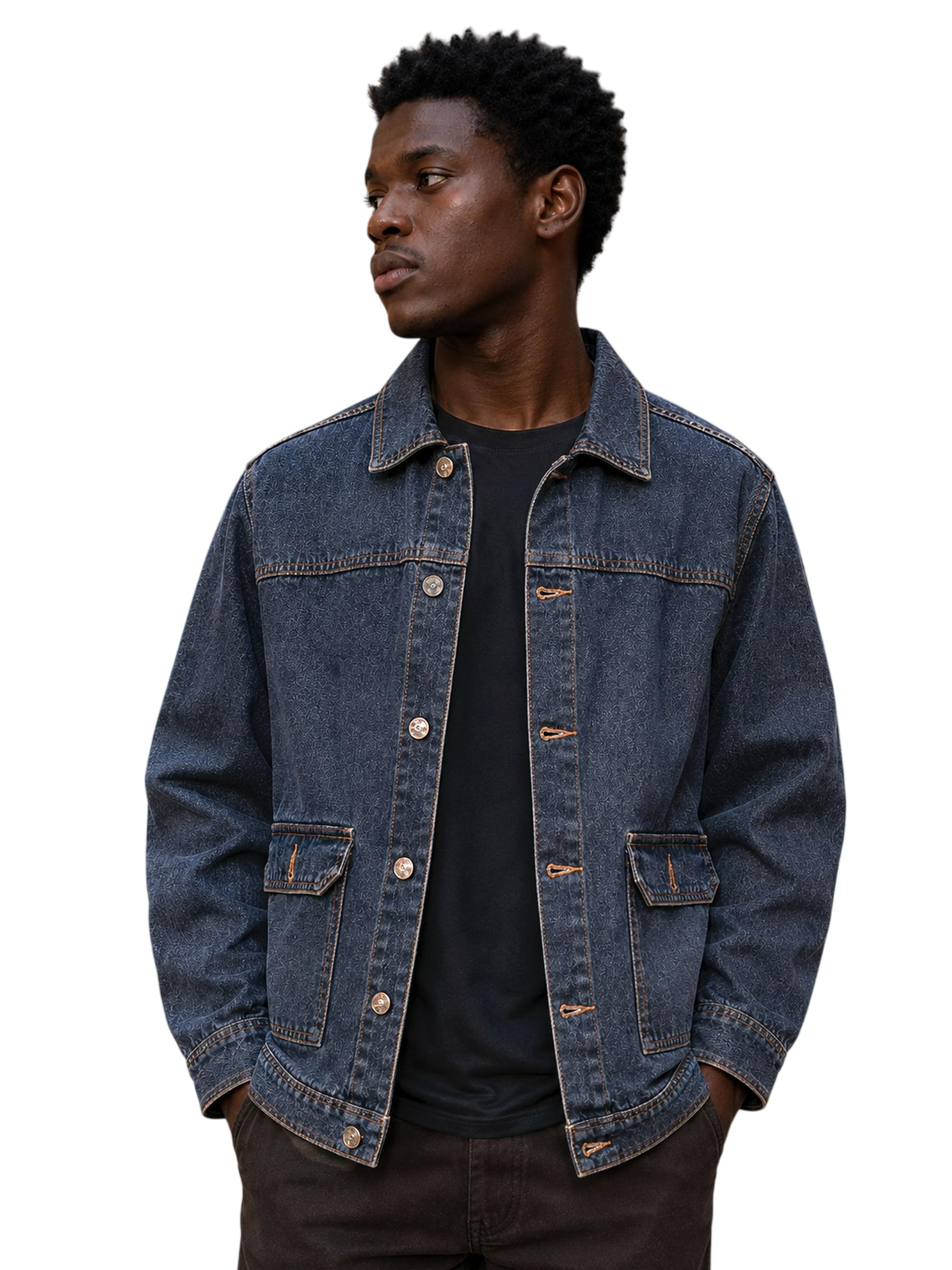 Buy VOXATI Men's Denim Jacket_kjt8215sp201-m_Grey_M at Amazon.in