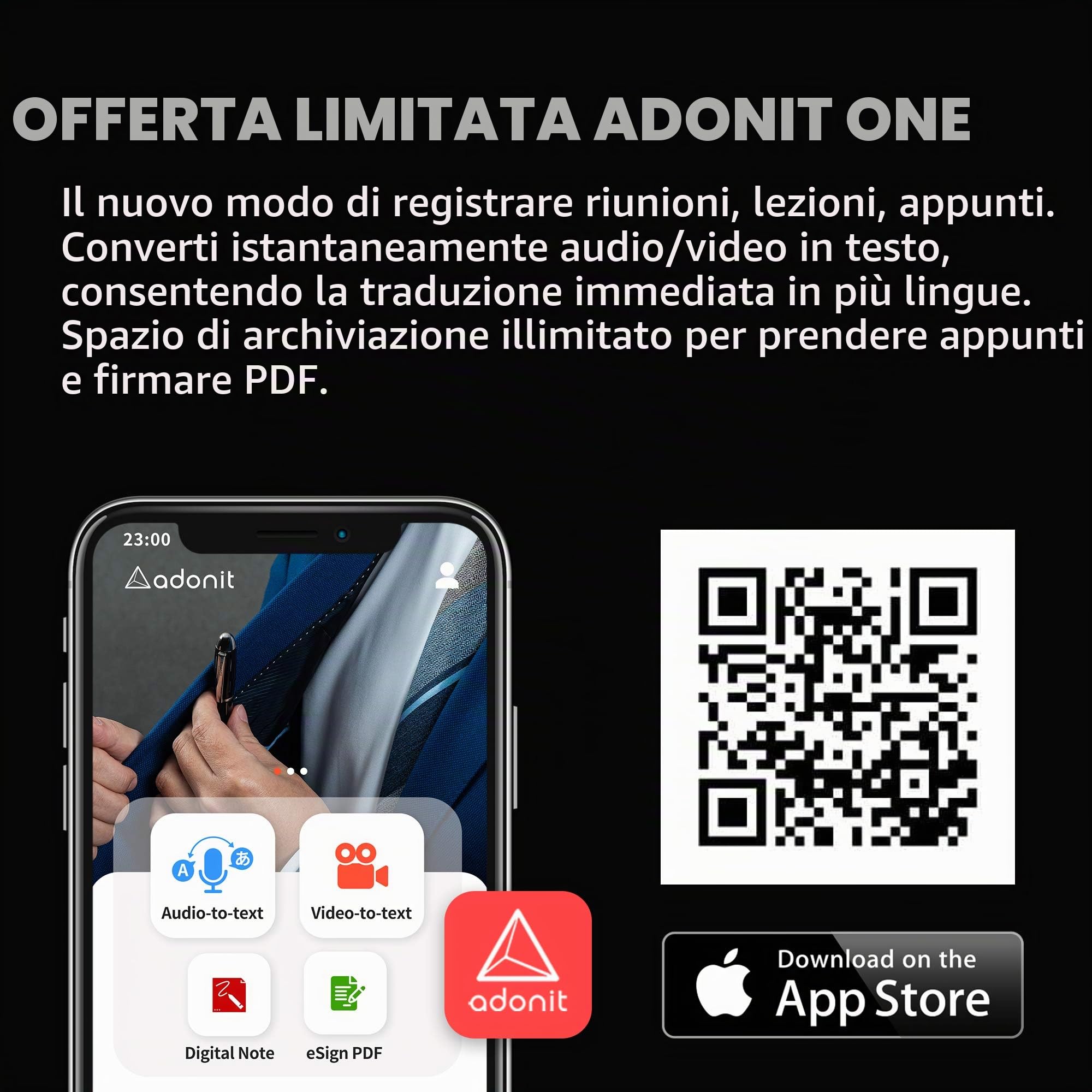 Adonit Jot Pro 4 Pennino Nero
