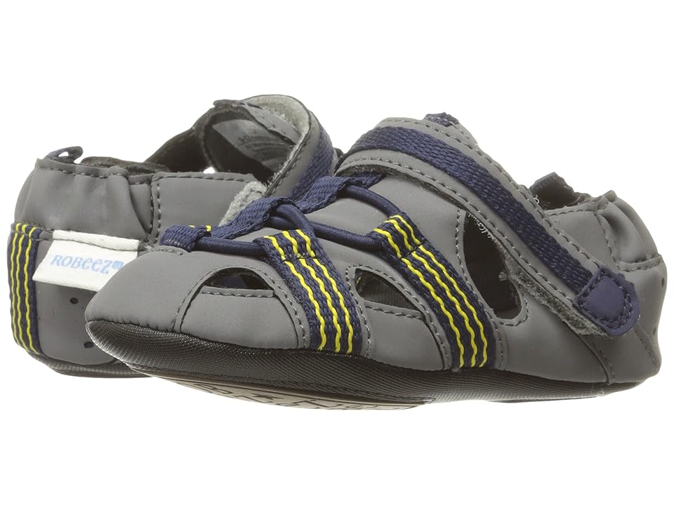 

Robeez Beach Break Mini Shoez (Infant/Toddler) (Navy) Boy's Shoes